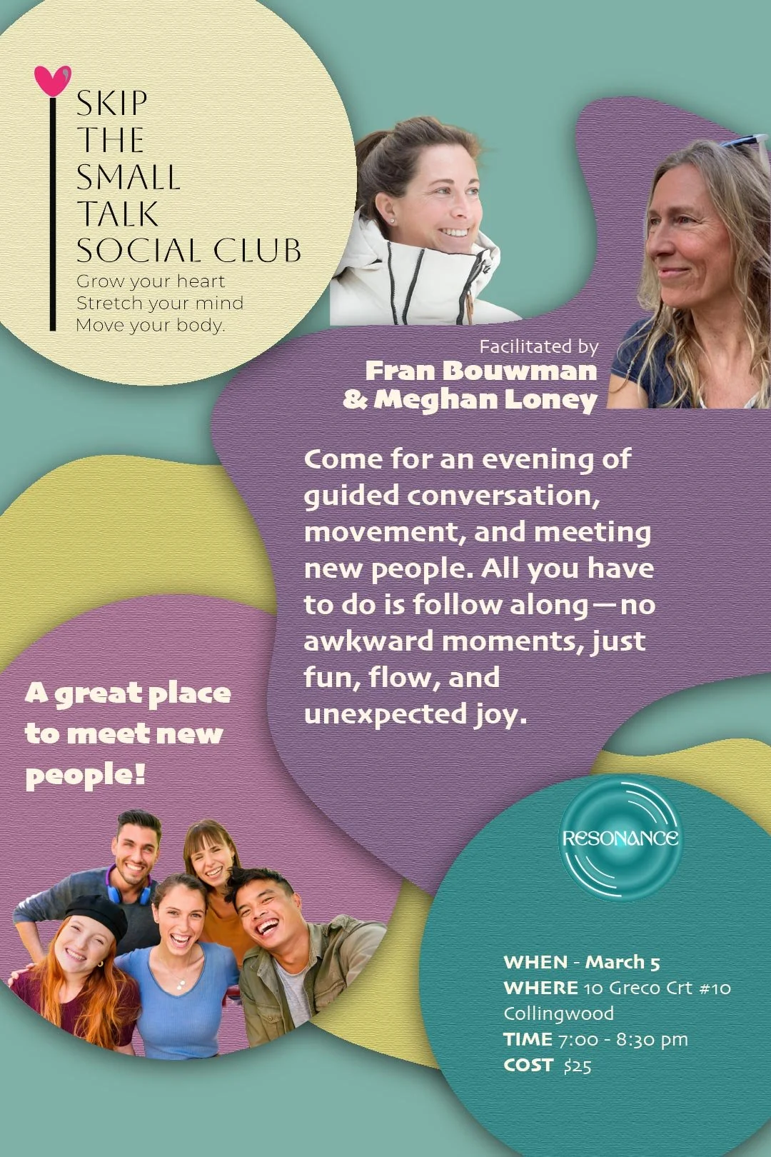 Skip the Small Talk Social Club - Adults of all ages