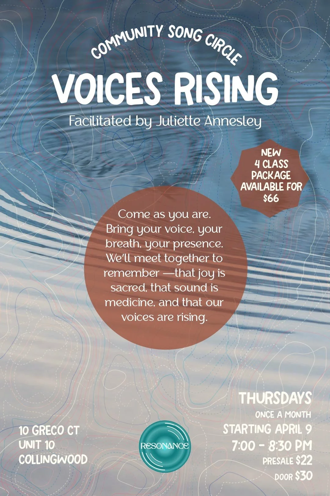 Voices Rising Song Circle with Juliette Annesley
