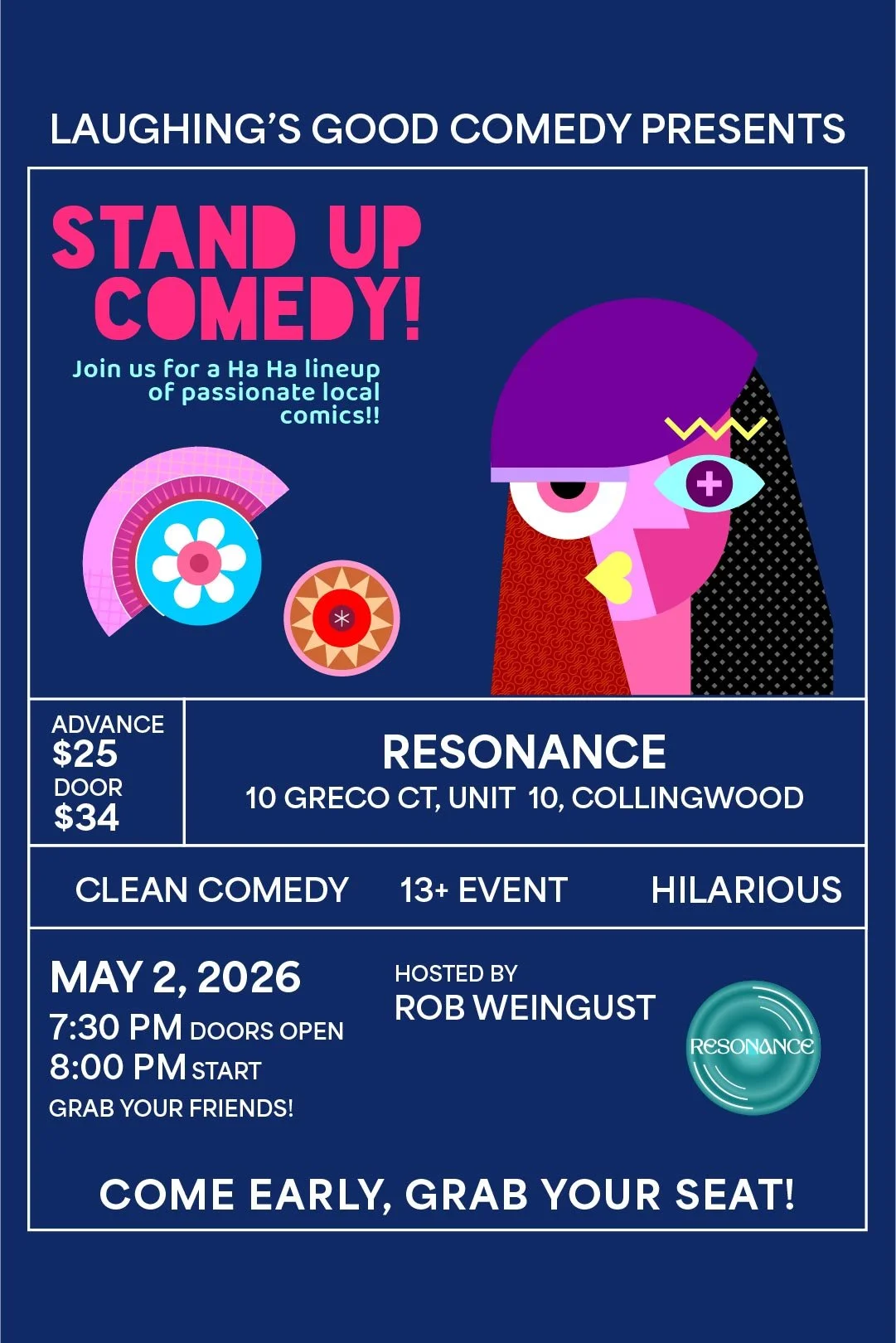 Laughing’s Good Comedy presents Stand Up Comedy Night