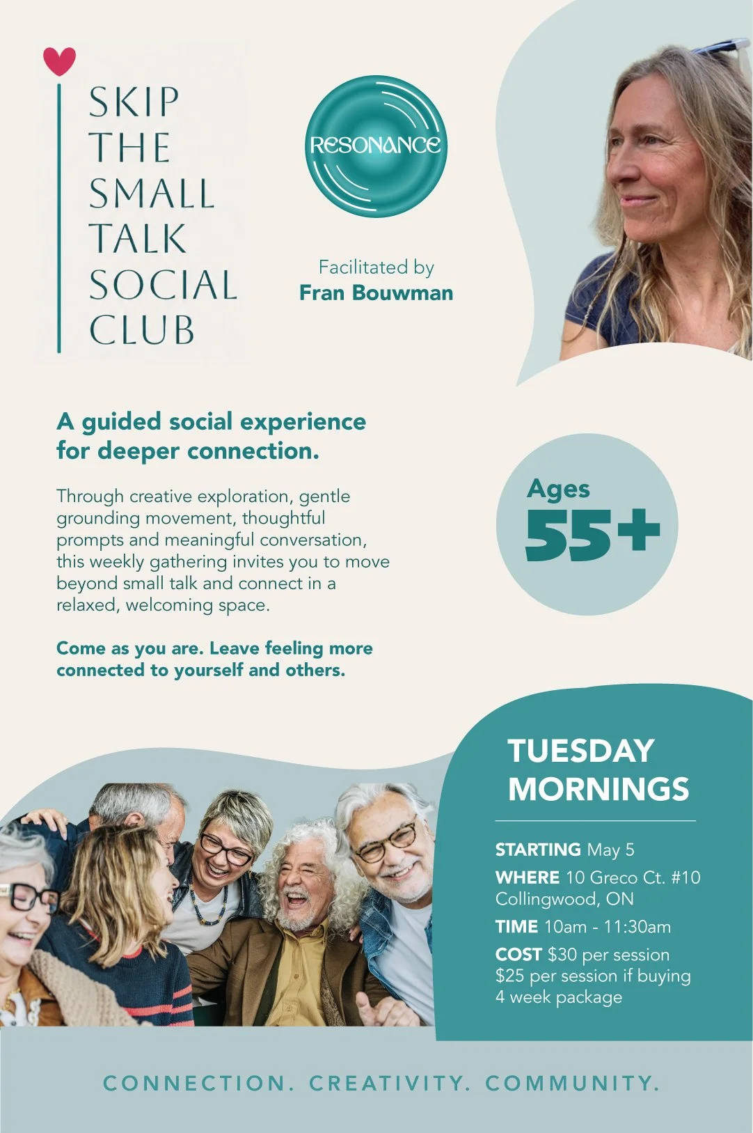 Skip the Small Talk Social Club 55+