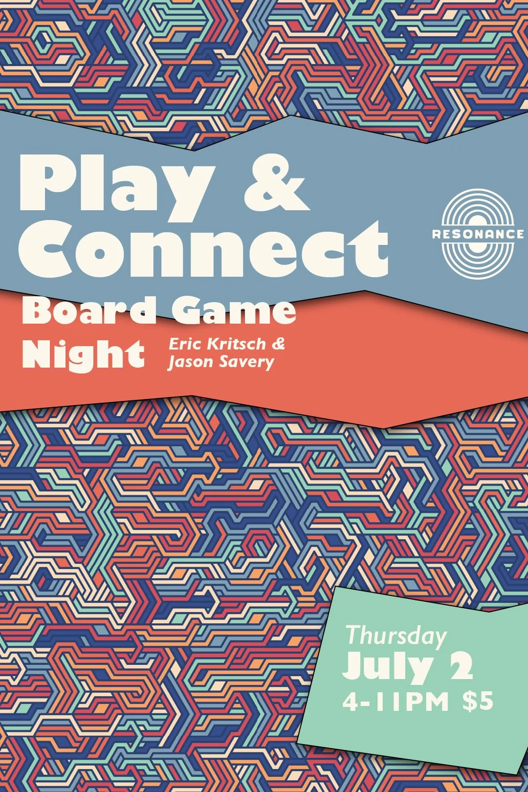 Play &amp; Connect: Board Game Night with Eric Kritsch &amp; Jason Savery