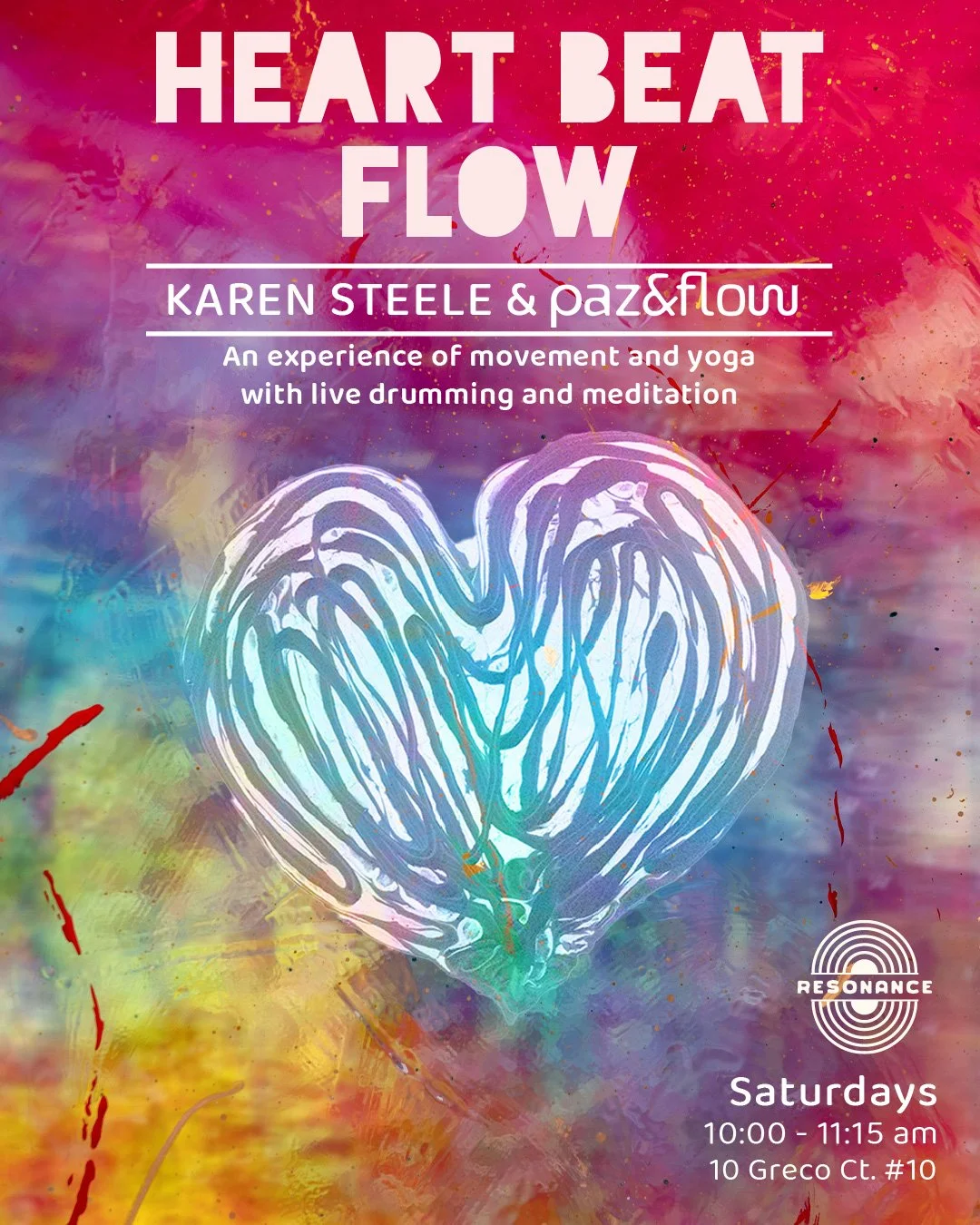 Heart Beat Flow with Karen Steele &amp; Paz Ciuk (by donation)