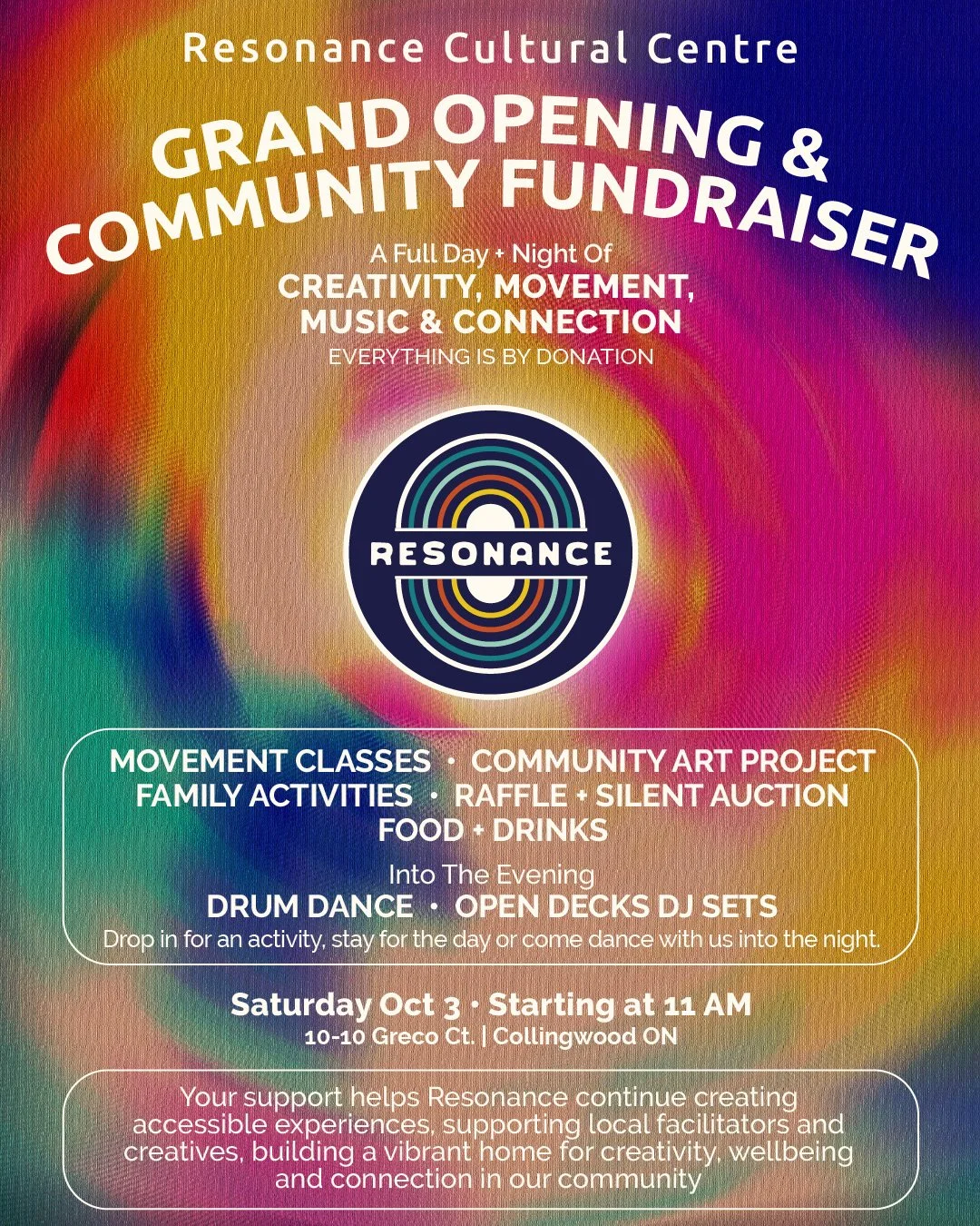 Resonance Grand Opening & Fundraiser