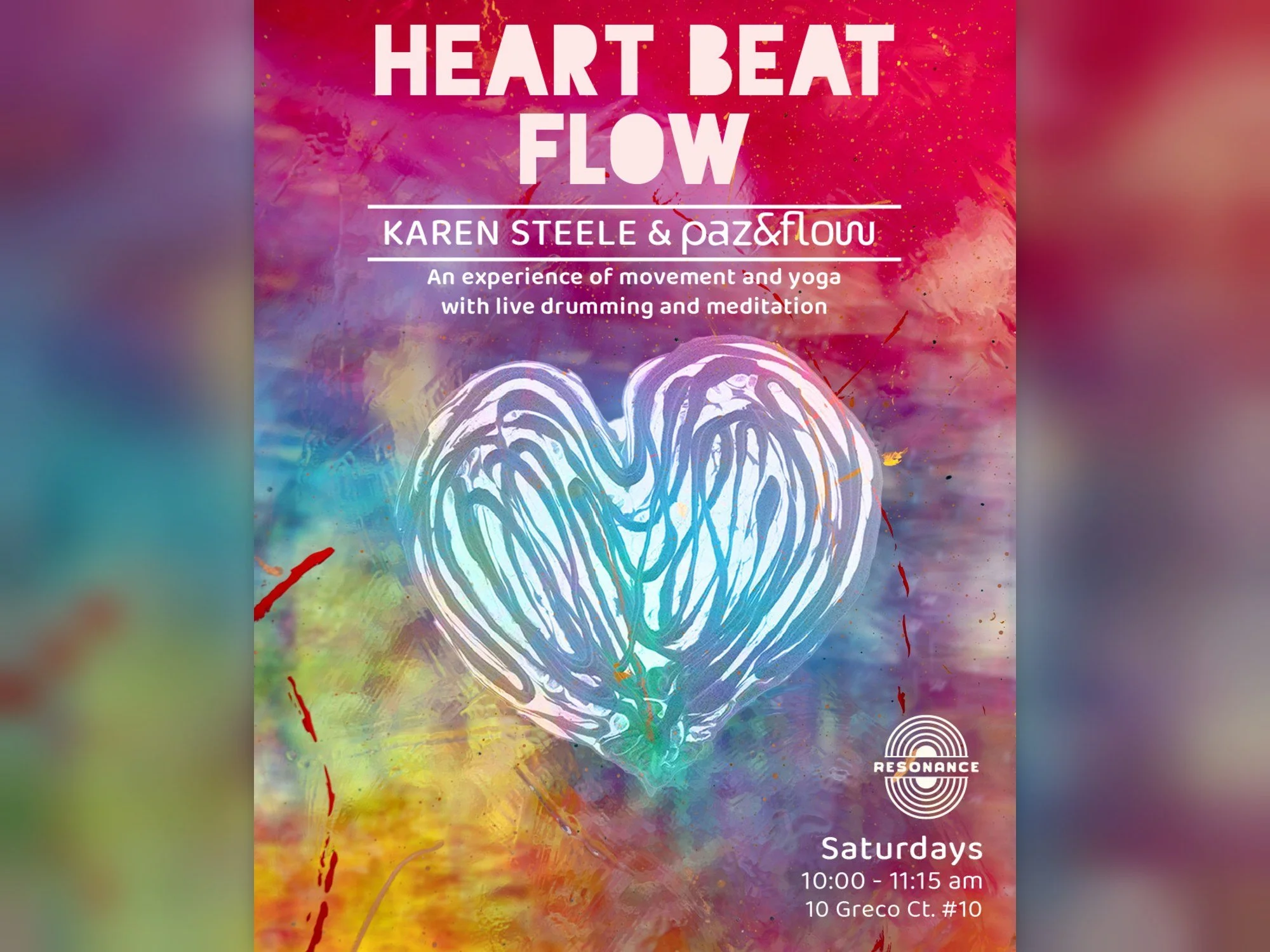 Heart Beat Flow - with Karen Steele & Paz Ciuk (weekly)