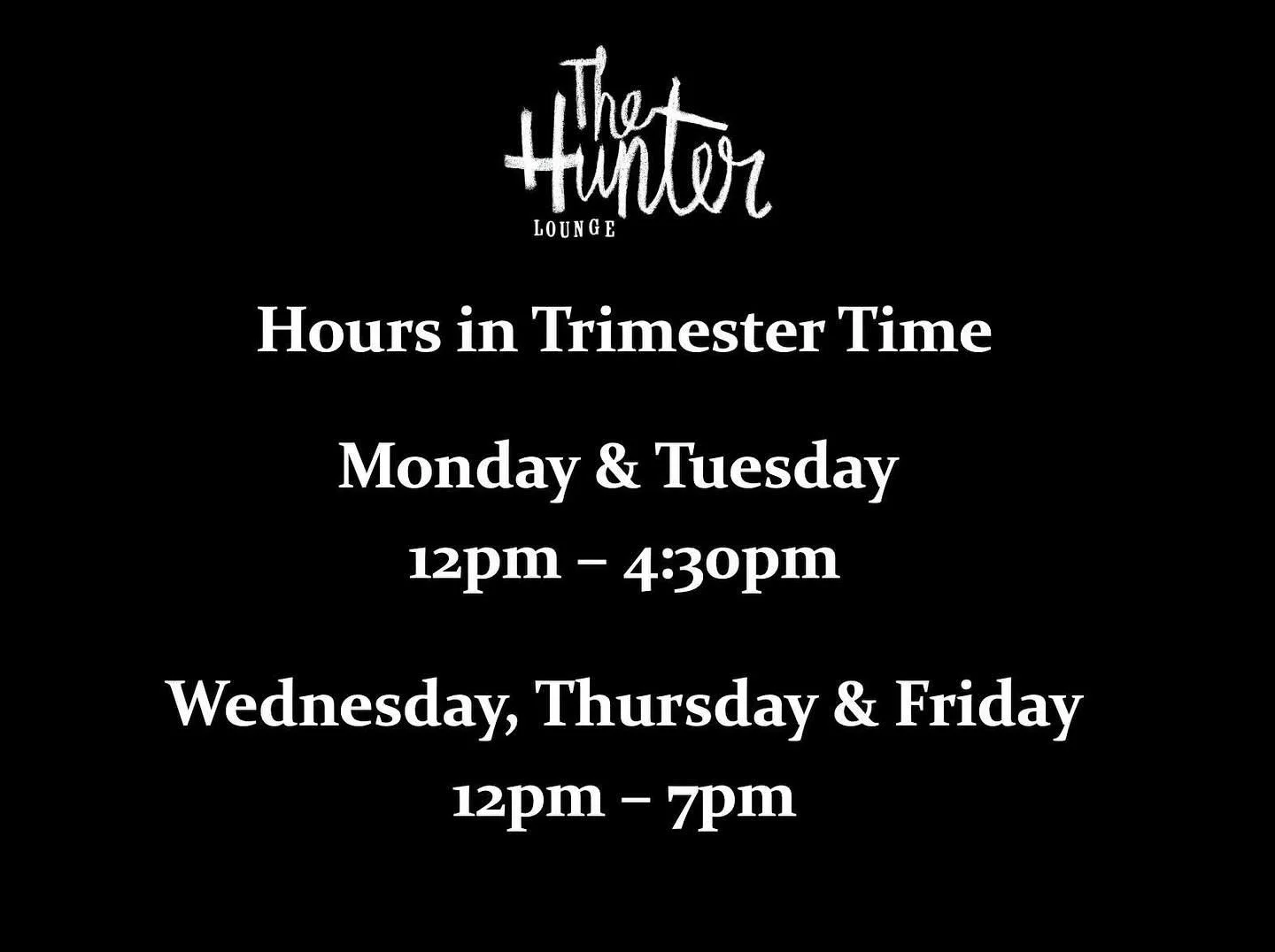 We are now open later!