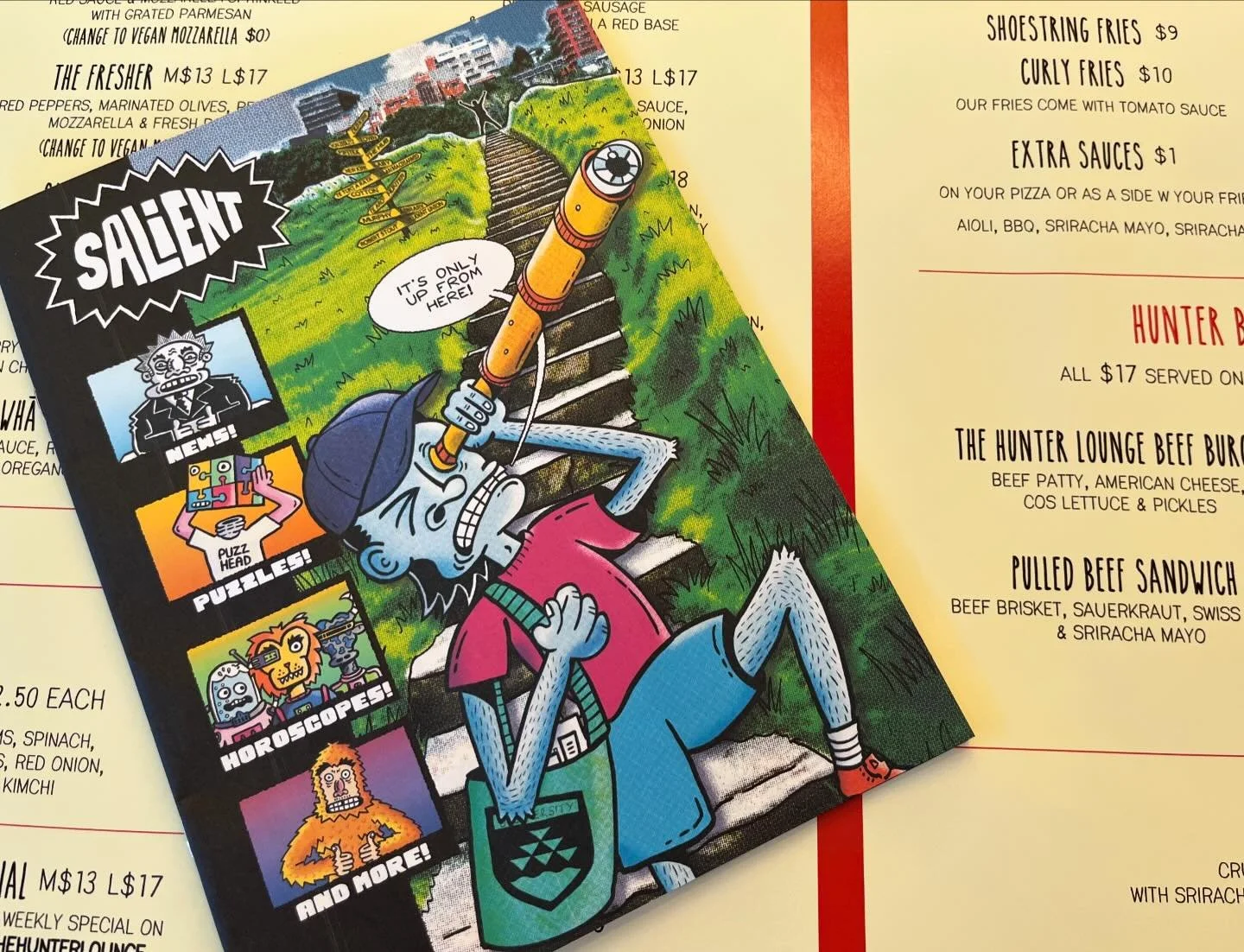 First day of TRI 1 2026! Check out the first @salientgram and come into @thehunterlounge for a pizza and beer