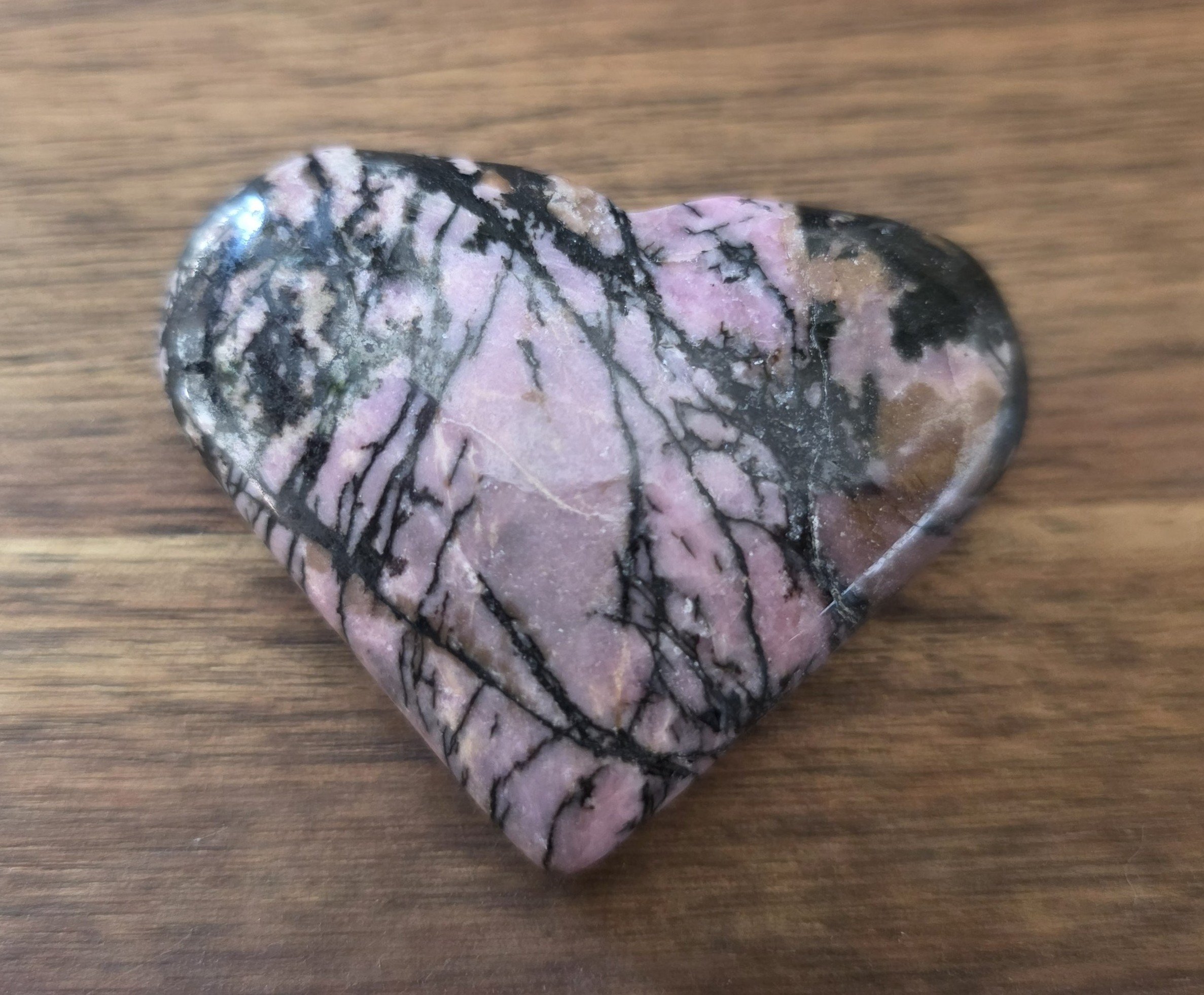 Rhodonite Heart
