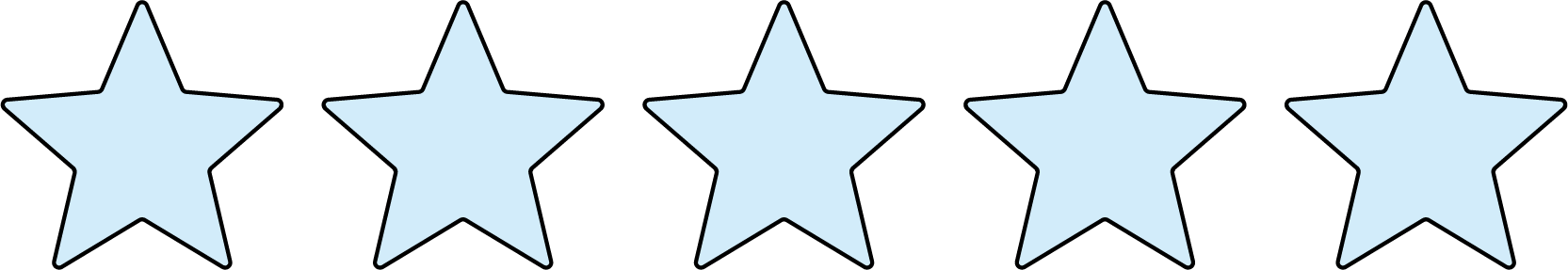 Icon displaying 5 stars, representing the high quality of Old Town Tutoring's services