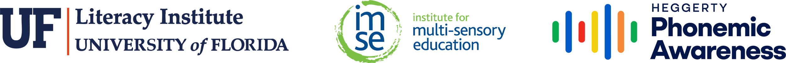 Literacy Institute- University of Florida, Institute for Multi-Sensory Education, Heggerty Phonemic Awareness