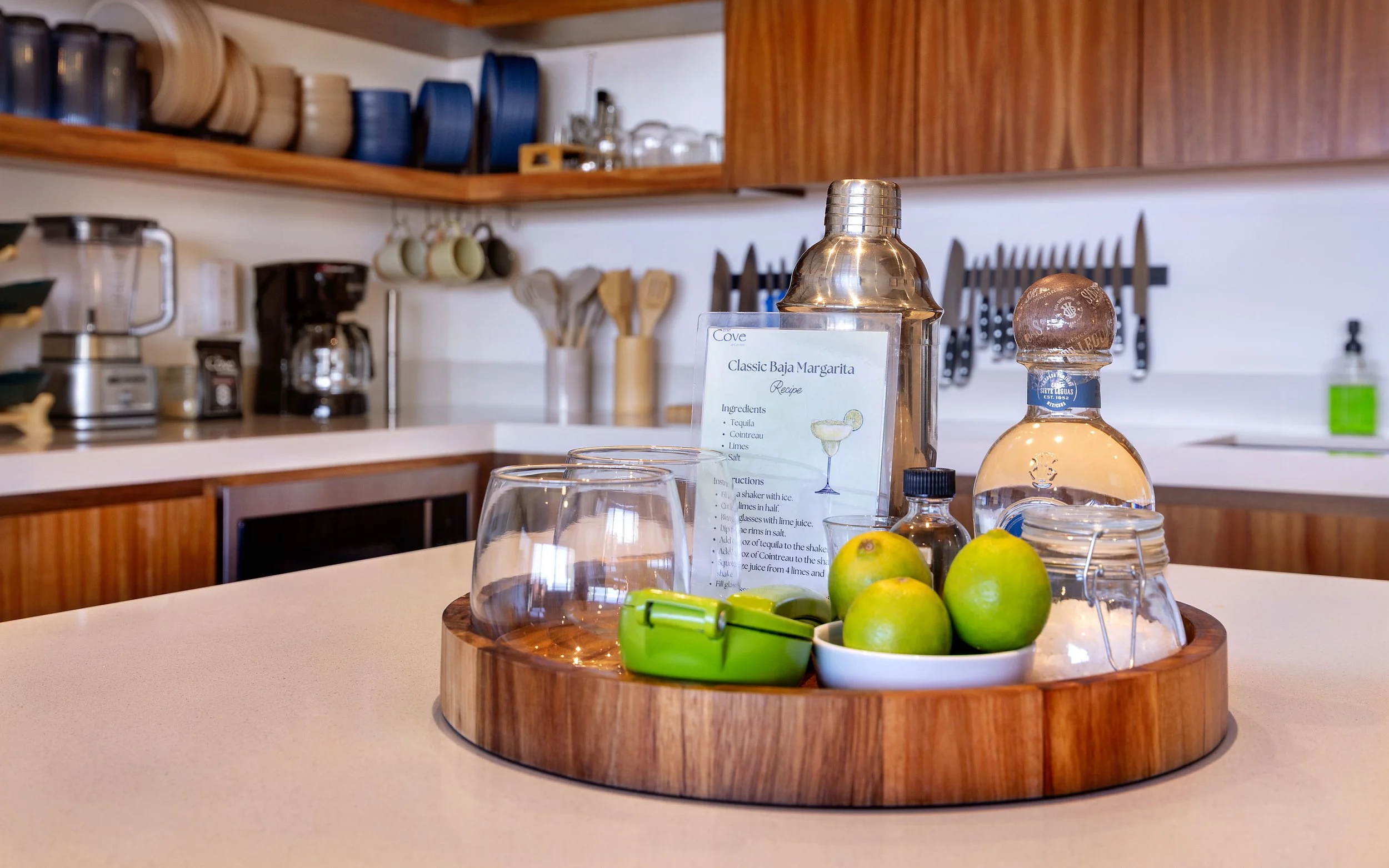 Welcome gift for guests in the well-appointed kitchen