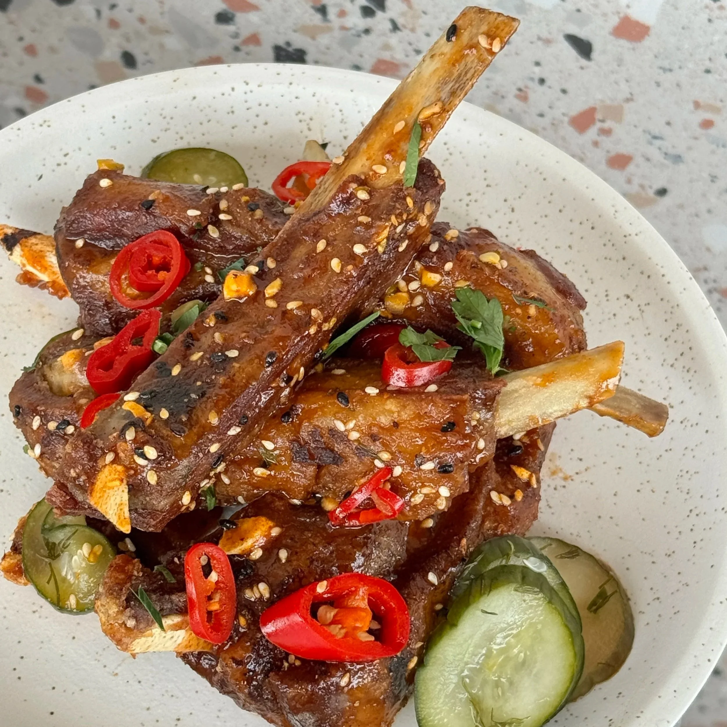 Slow Braised Lamb Ribs