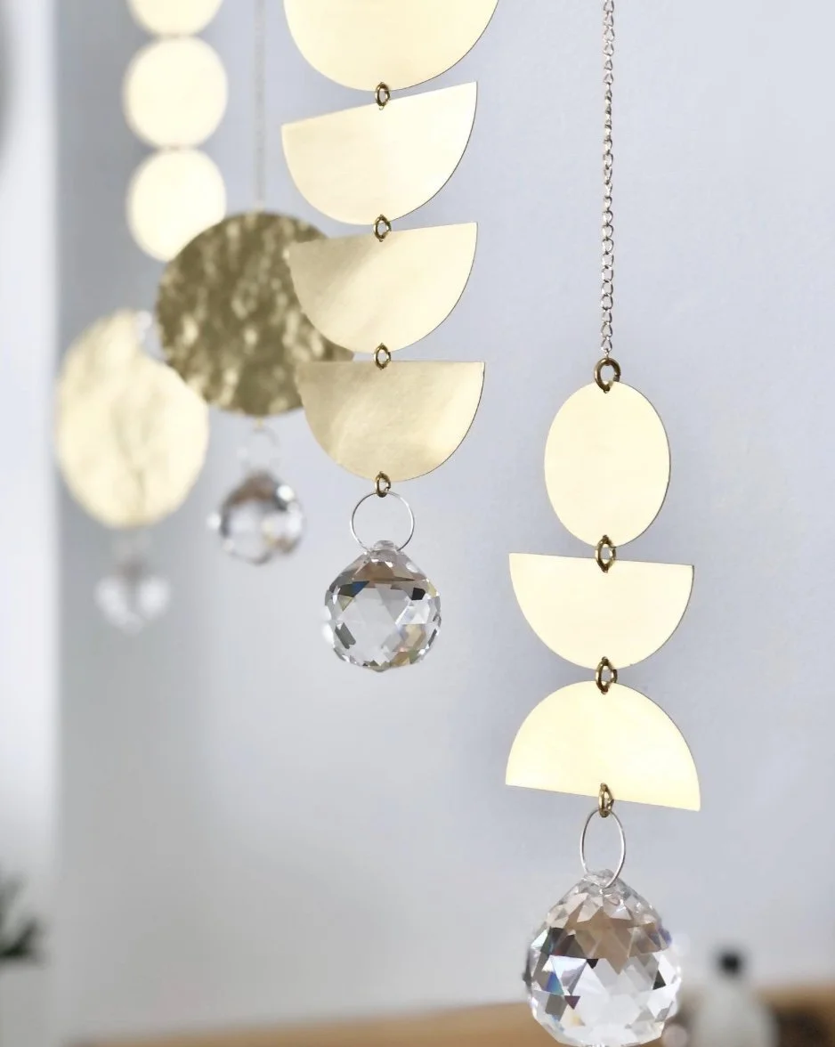 Brass & Crystal Light Catcher with Sacha Jacobsen- Late March TBC