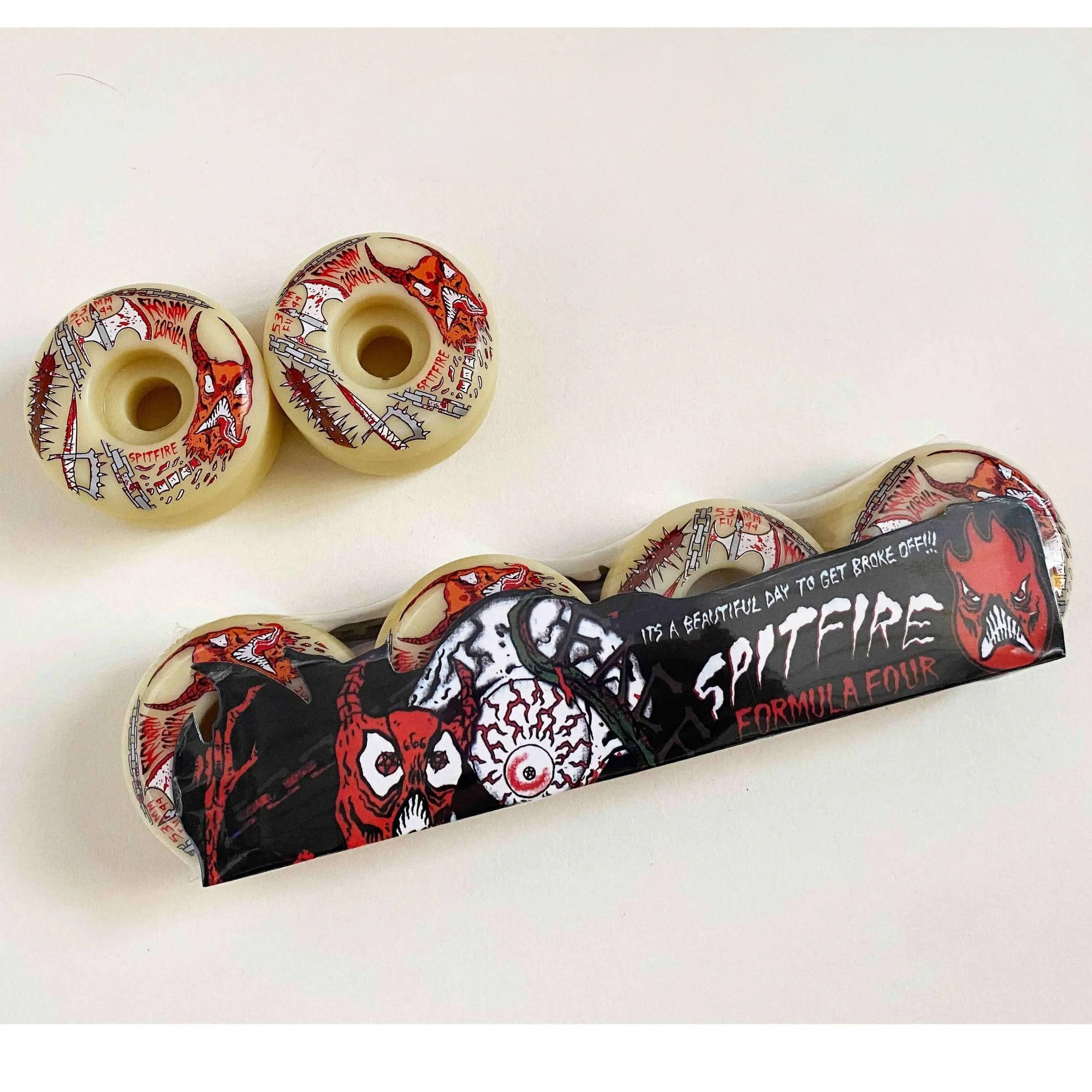 Spitfire Formula Four Rowan Neckface Conical Full 99d Wheels - 53mm