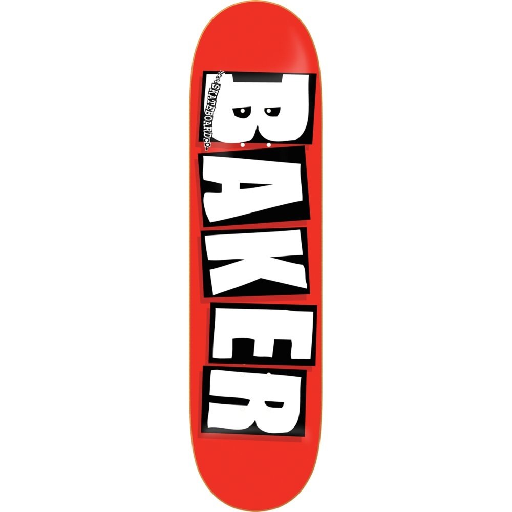 Baker OG Logo White Red 8.25 Skateboard Deck
