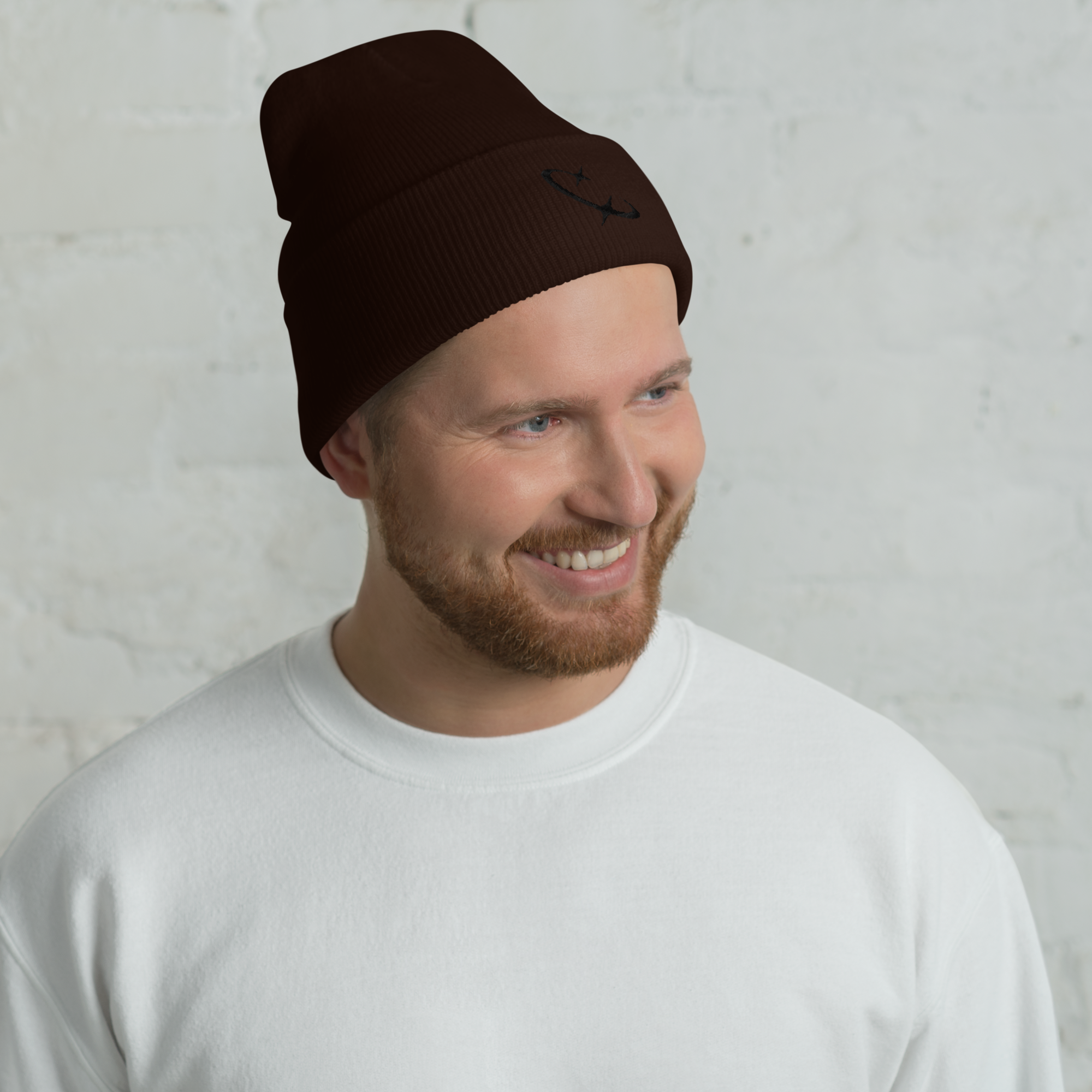 cuffed-beanie-brown-front-69135fa3c651e.png