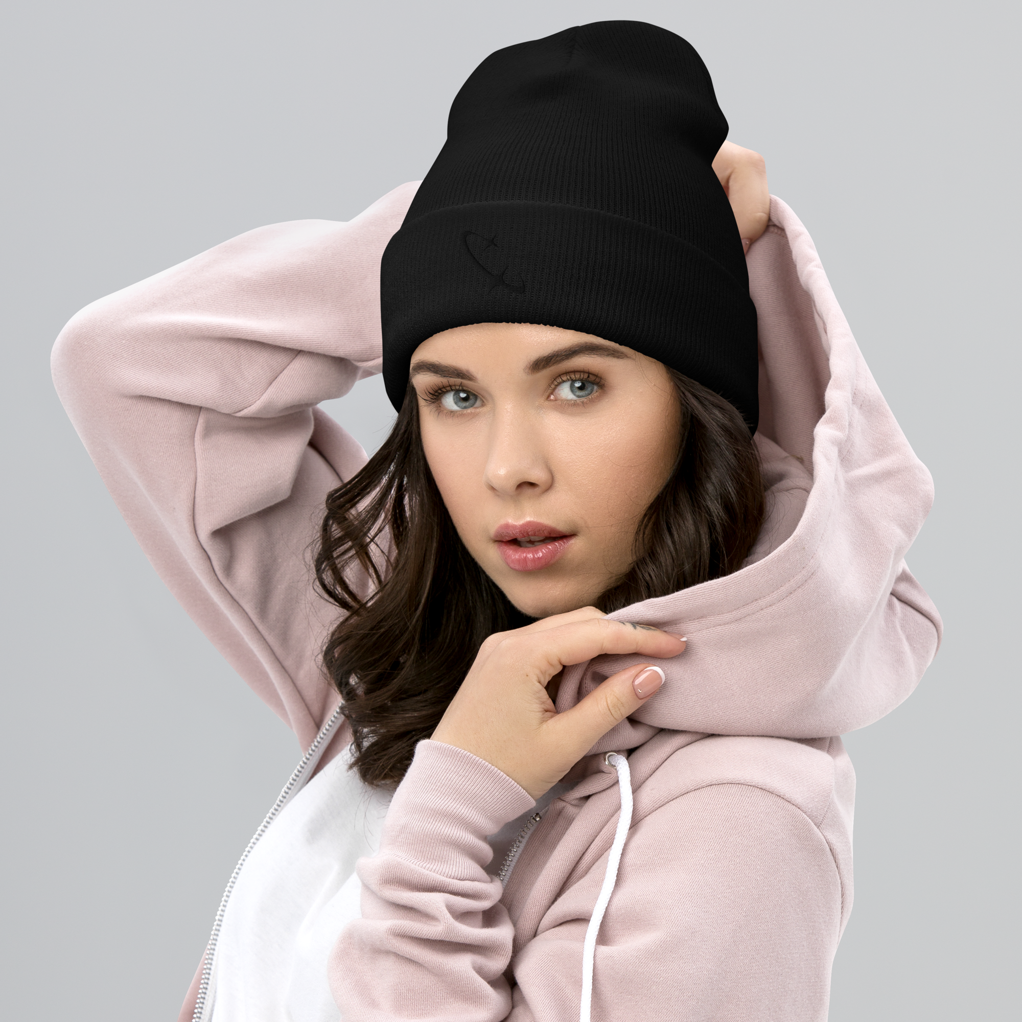 cuffed-beanie-black-front-69135fa3c560d.png