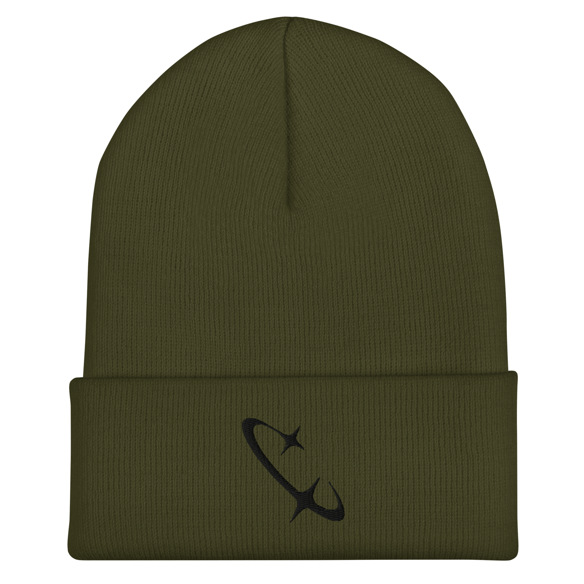 cuffed-beanie-olive-front-69135fa3c609d.png