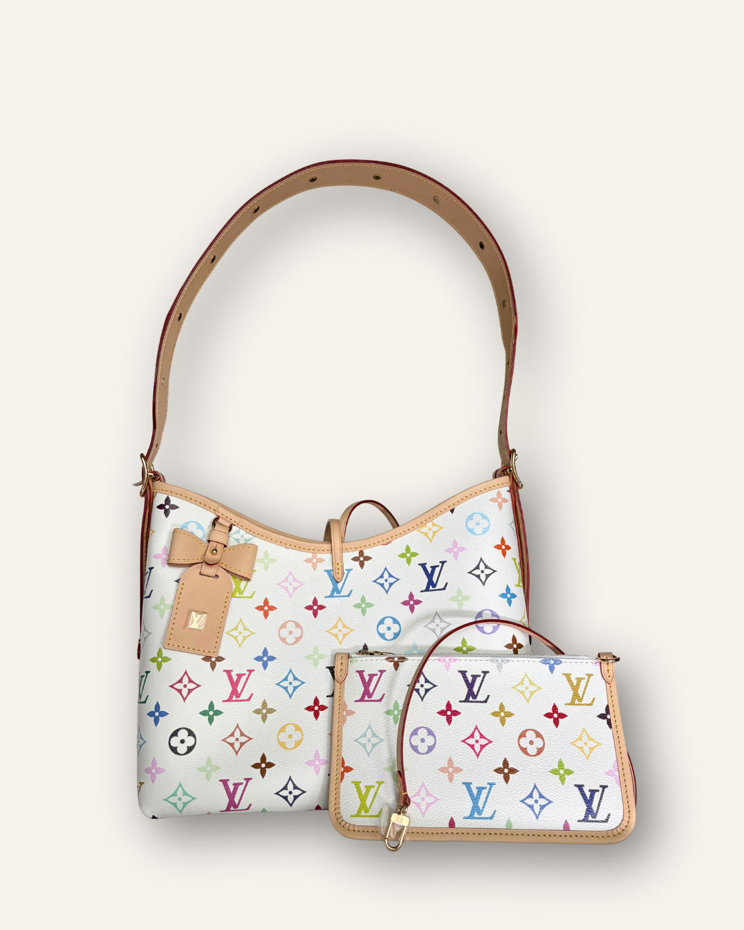 Louis Vuitton x Takashi Murakami CarryAll PM Monogram Multicolore 2025