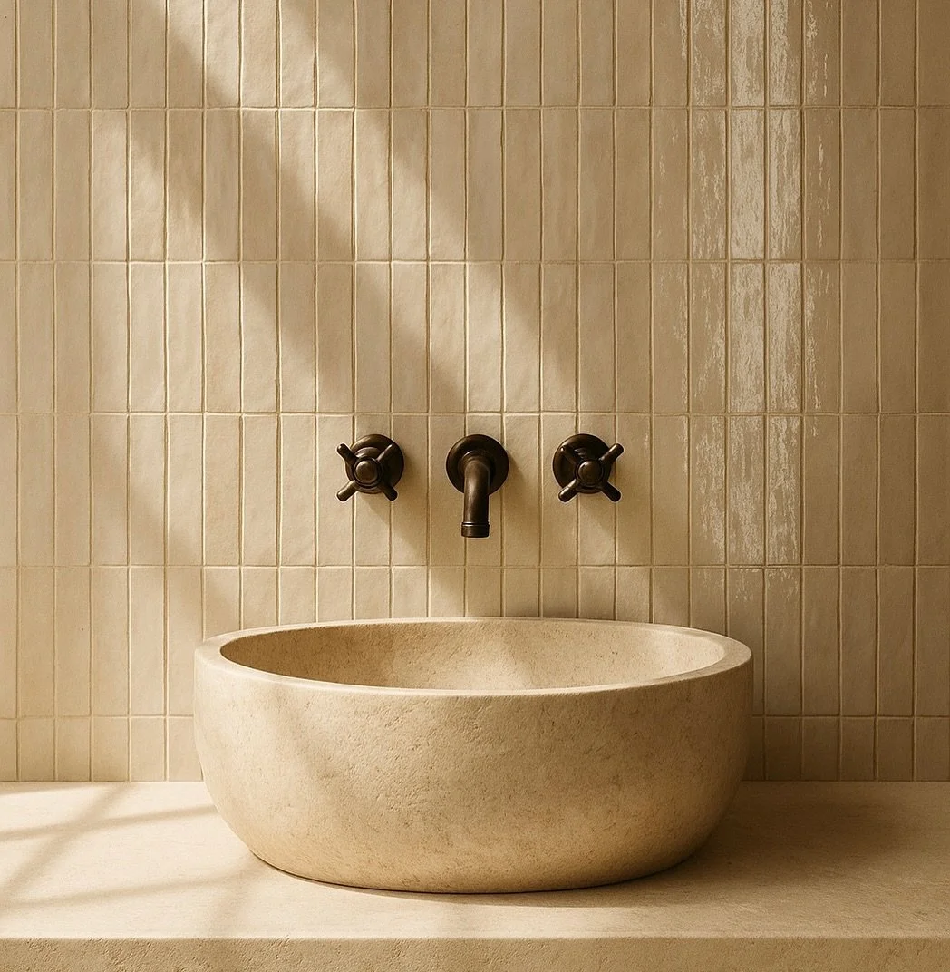 Morning light hits differently in a space built with purpose

#BuiltWrightCo #BathroomDesign #InteriorInspiration #AustralianHomes #LuxuryInteriors #BathroomRenovation #StoneBasin #BrassTapware #NaturalMaterials #ModernCoastal #WarmNeutrals #Interior