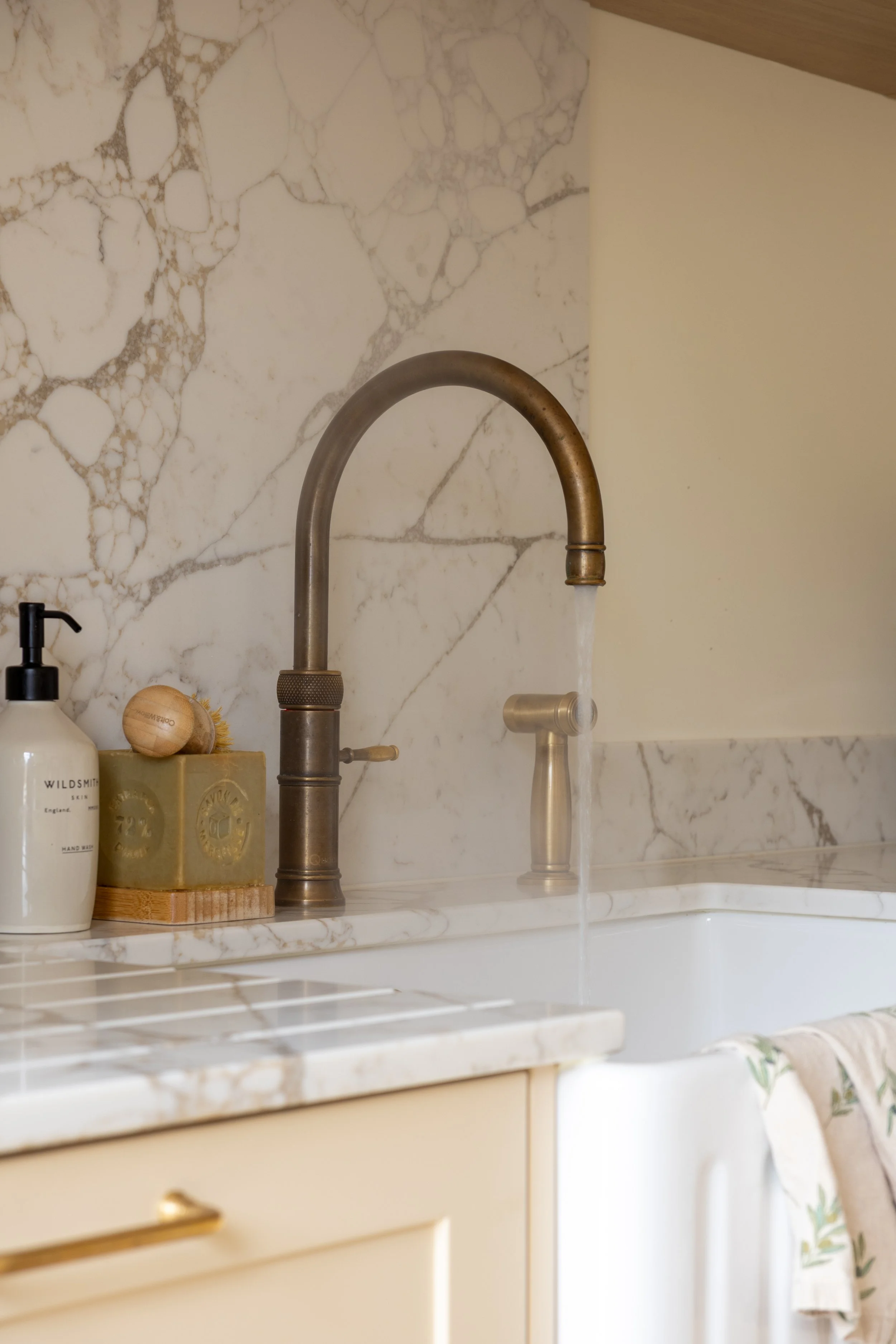 Classic Quoooker tap patinated brass