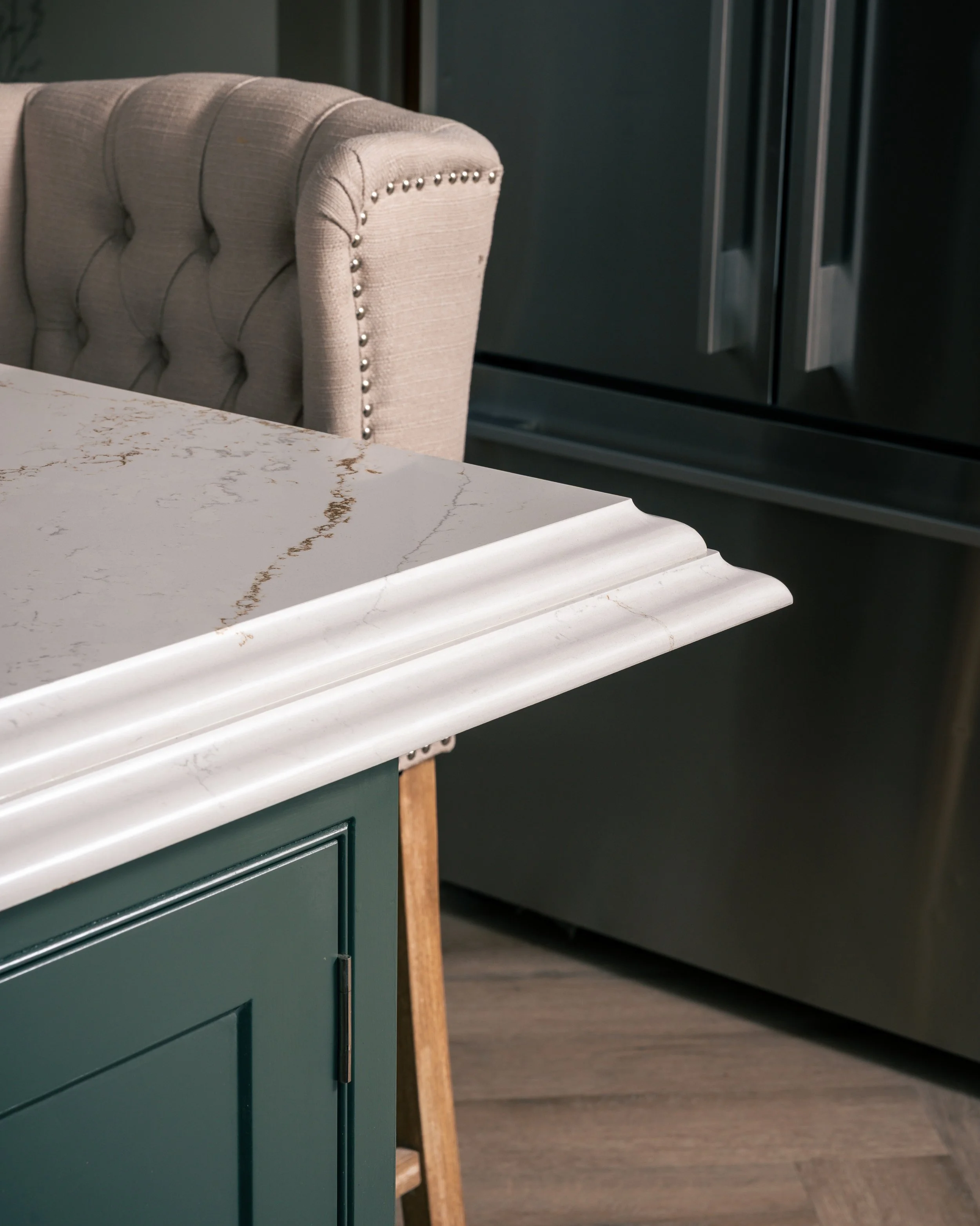 Silestone Ethereal Glow quartz 60mm double ogee profile