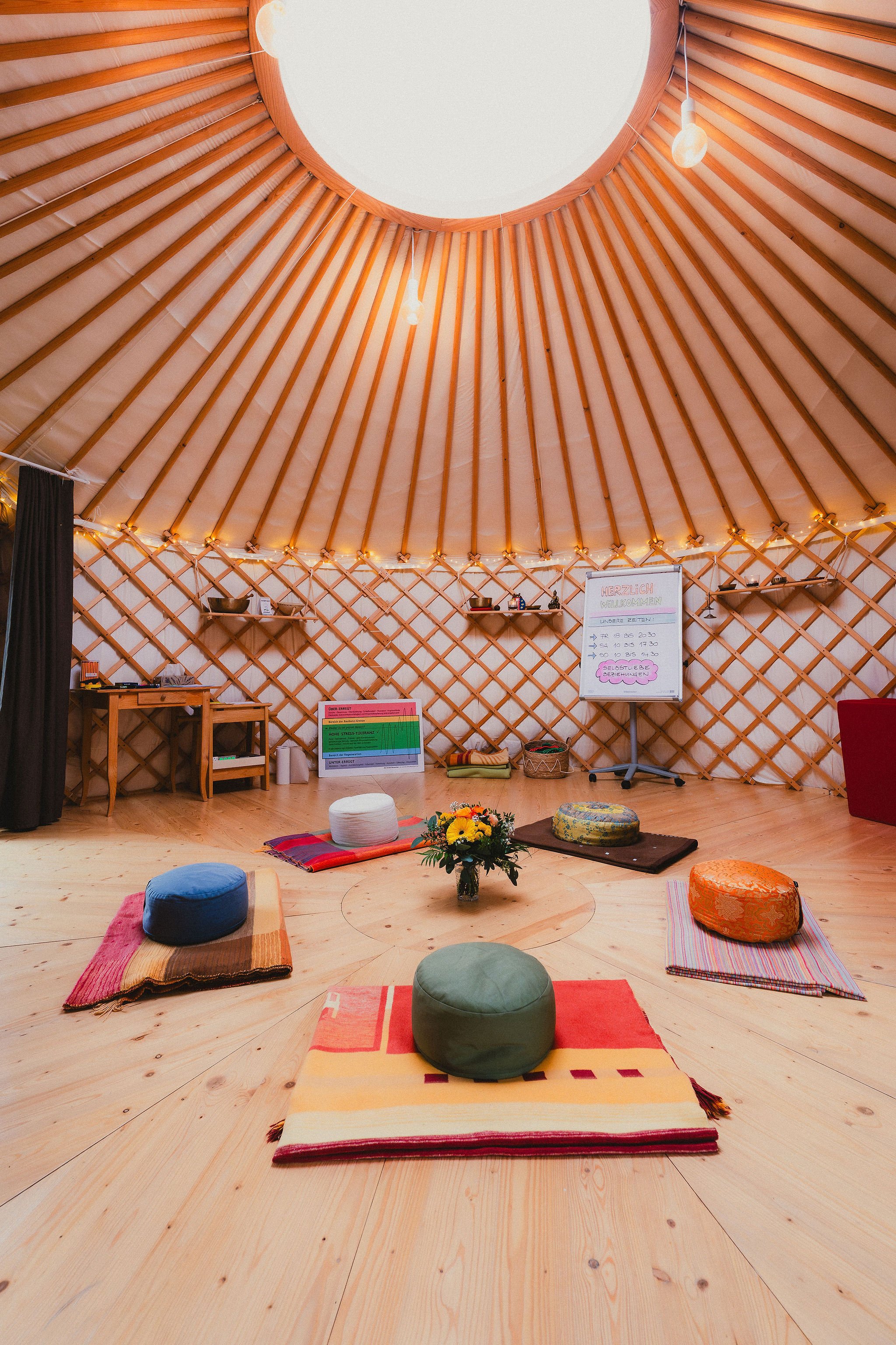 Der Seminarort ist optimal für Selbsterfahrung, Ausdruck- und Prozessarbeit.