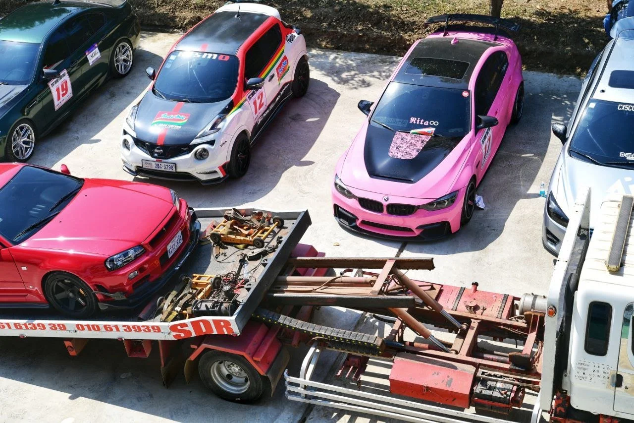 FNEXS attending a JDM automotive event in Cambodia