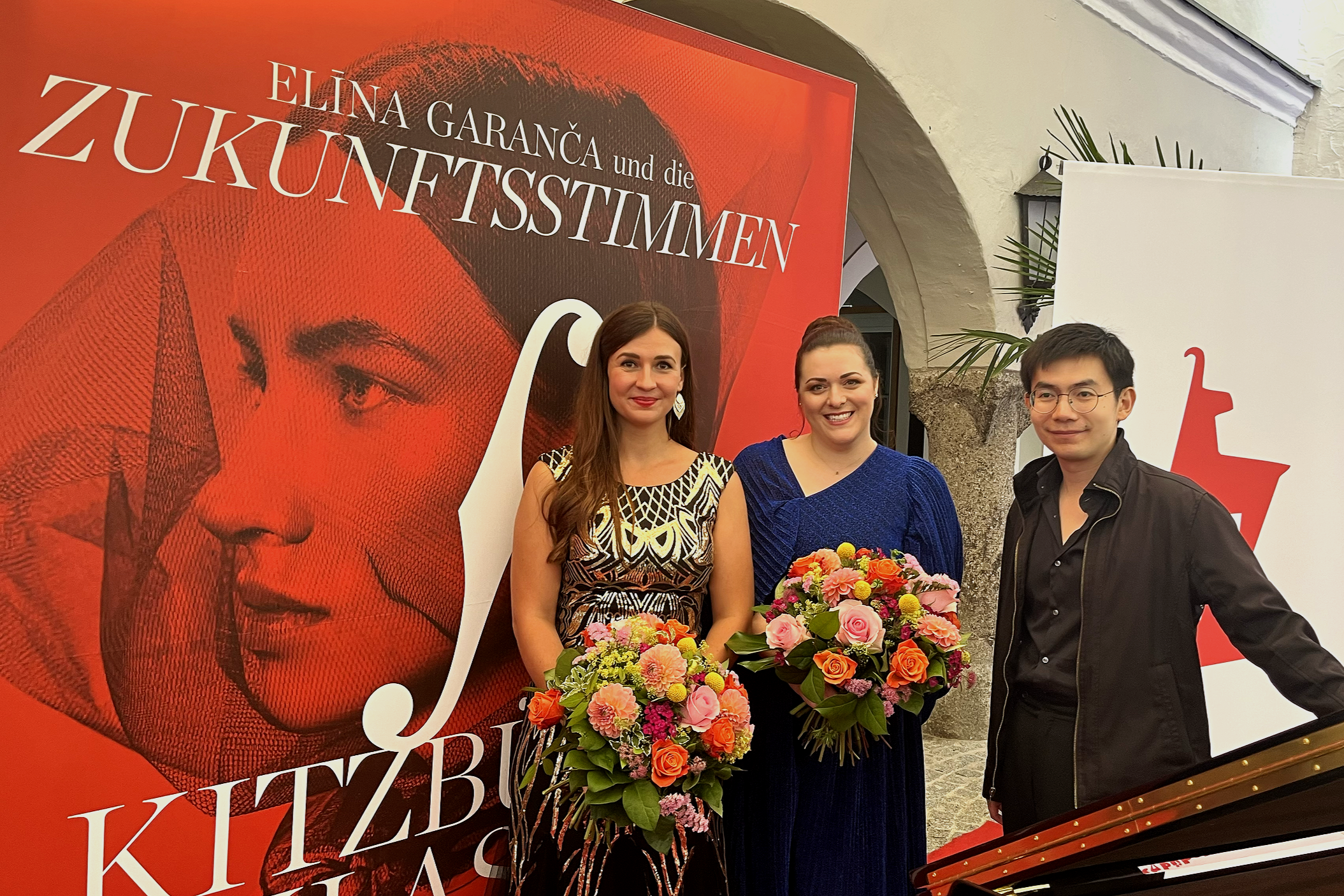 Elina Garancas Zukunftsstimmen - Konzert in Kitzbühel. Mit Annina Wachter (Sopran) und Richard Fu (Klavier).