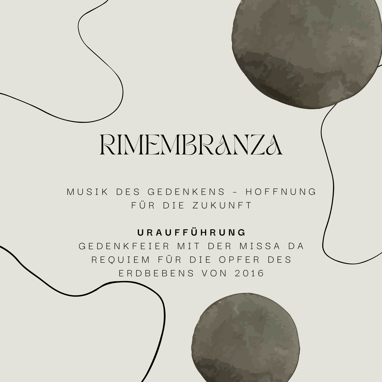 Uraufführung “RIMEMBRANZA”