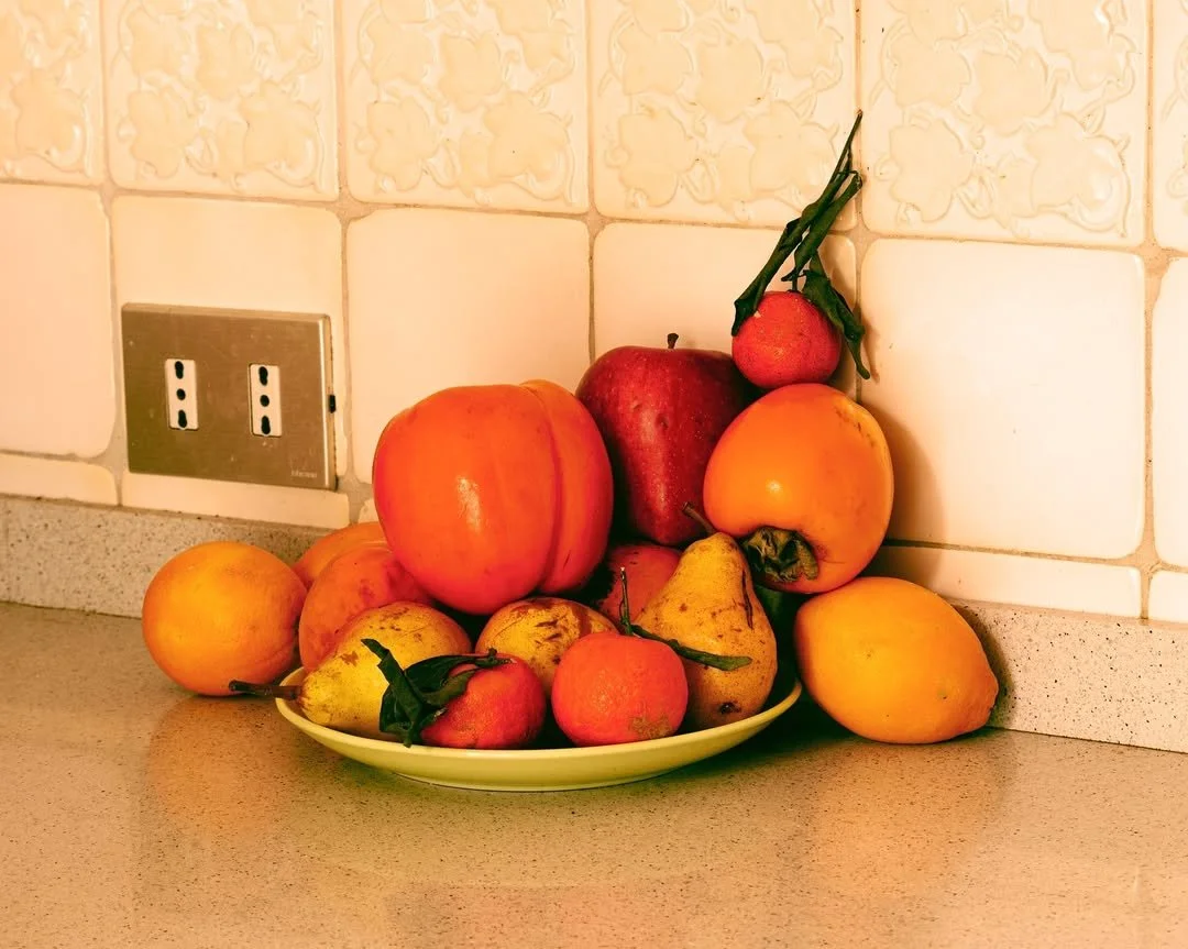 Fruit on kitchen counter