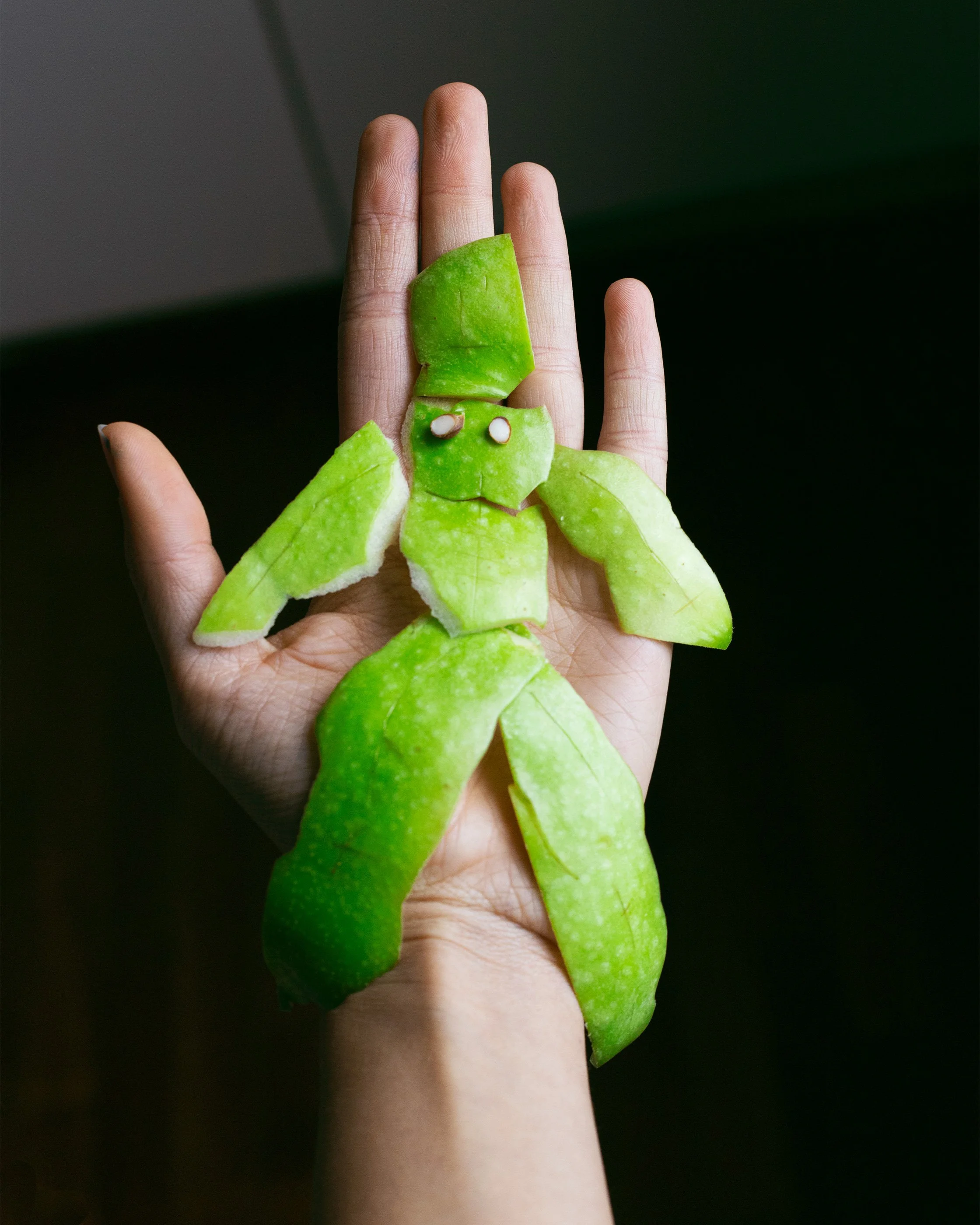 I can hold myself in the palm of my own hand