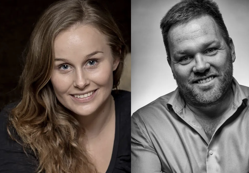 Portrett av Ingvild Moen og Olav Mellingsater, foredragsholdere om markedsføring, kjøpspsykologi, AI og vekst.