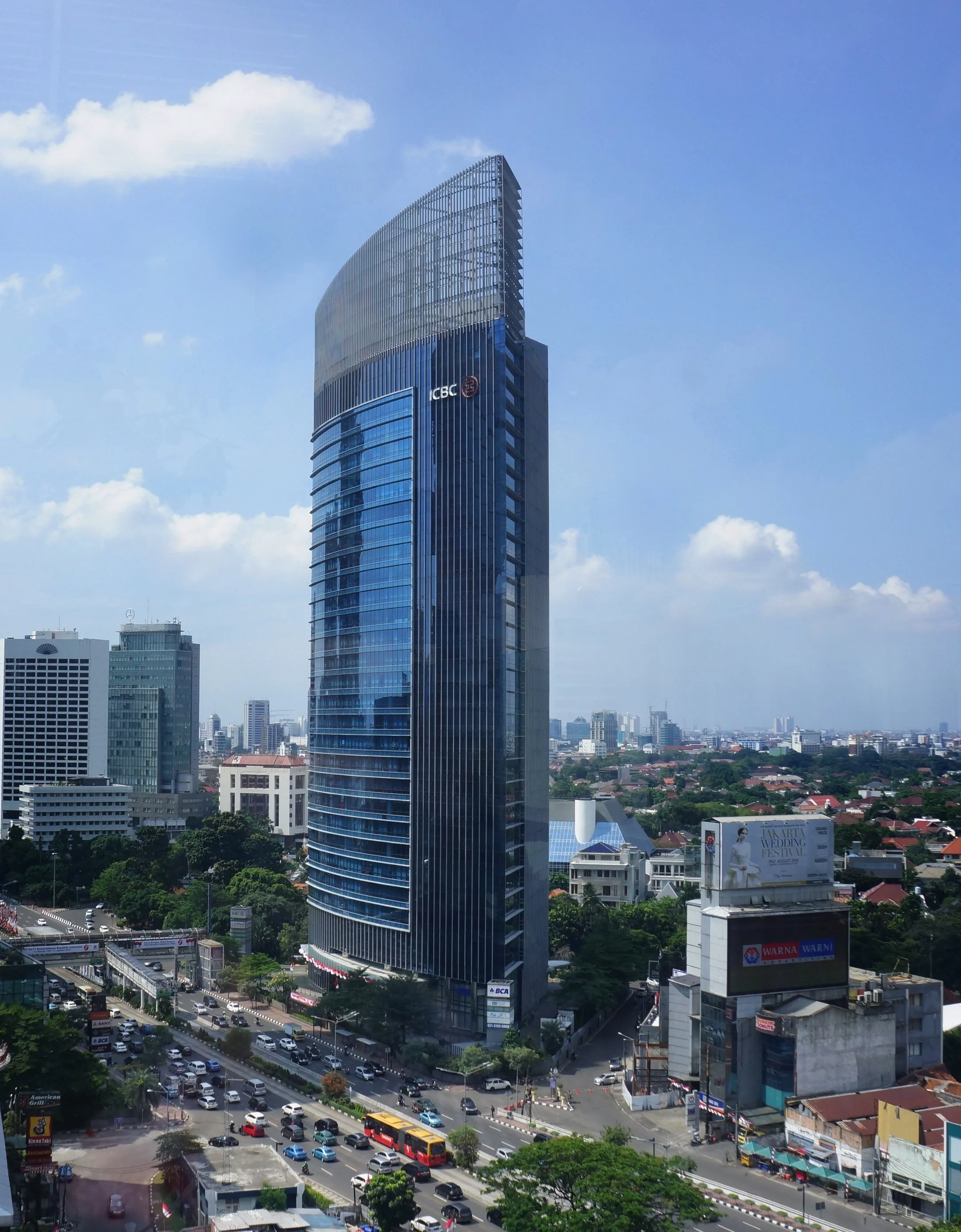 Architecture Auminium Facade Building Jakarta