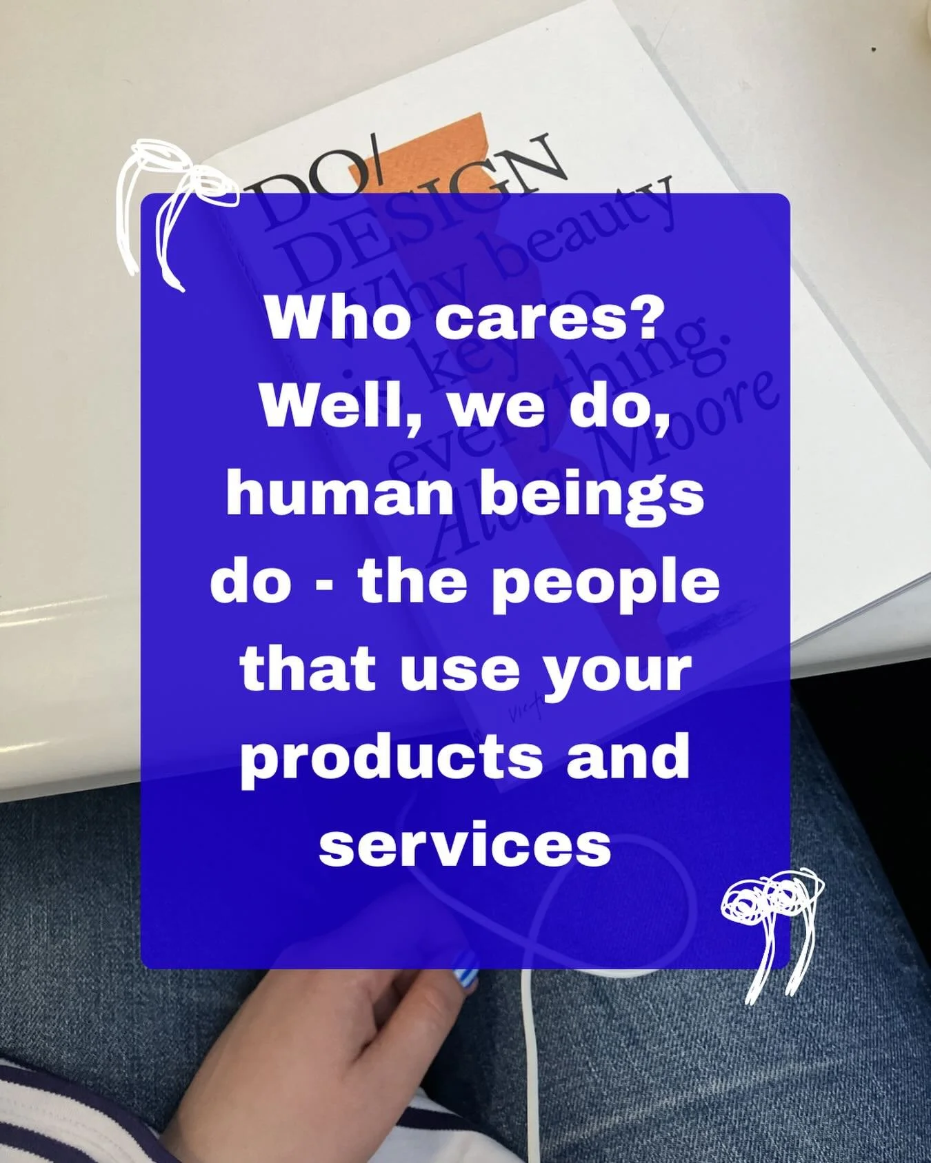@alansmlxl Alan Moore talks poetically of the process of understanding true human experience in order to achieve beauty and success for products or services. 

This principle resonates with the beauty that honest and kind research practices can build