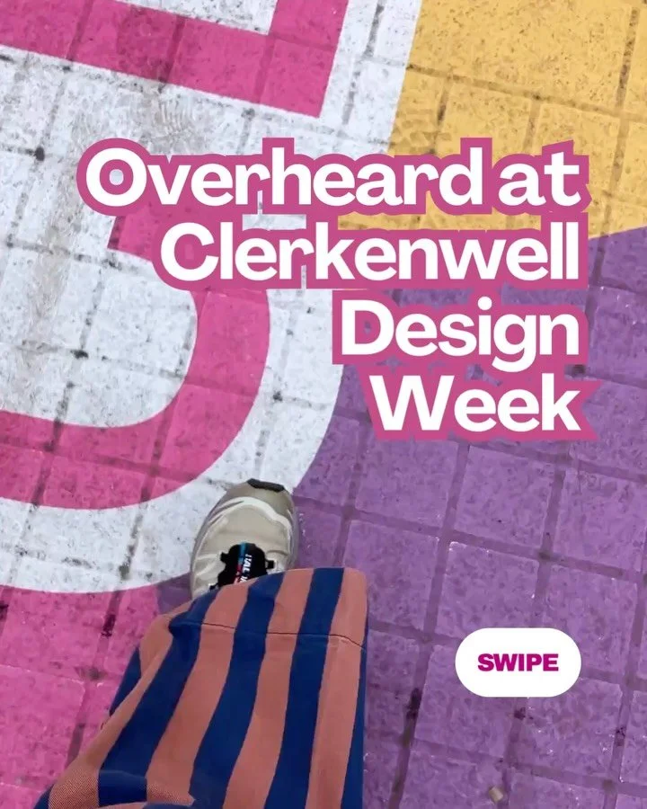 Neuroinclusion in design was everywhere at Clerkenwell last week. (Yay!)

So many talks and events that I couldn&rsquo;t attend them all. 

Here are some of my favourite quotes from the 3 days because of how much we resonate with those words at BKR. 
