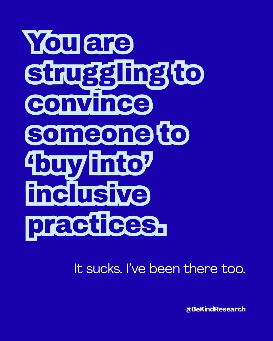 Convincing others to do the right thing feels like a stupid concept. Unfortunately it&rsquo;s a lot of what you find yourself doing.

I&rsquo;ve seen design teams burnout over this very topic and some be vilified for even bringing it up. I&rsquo;ve b