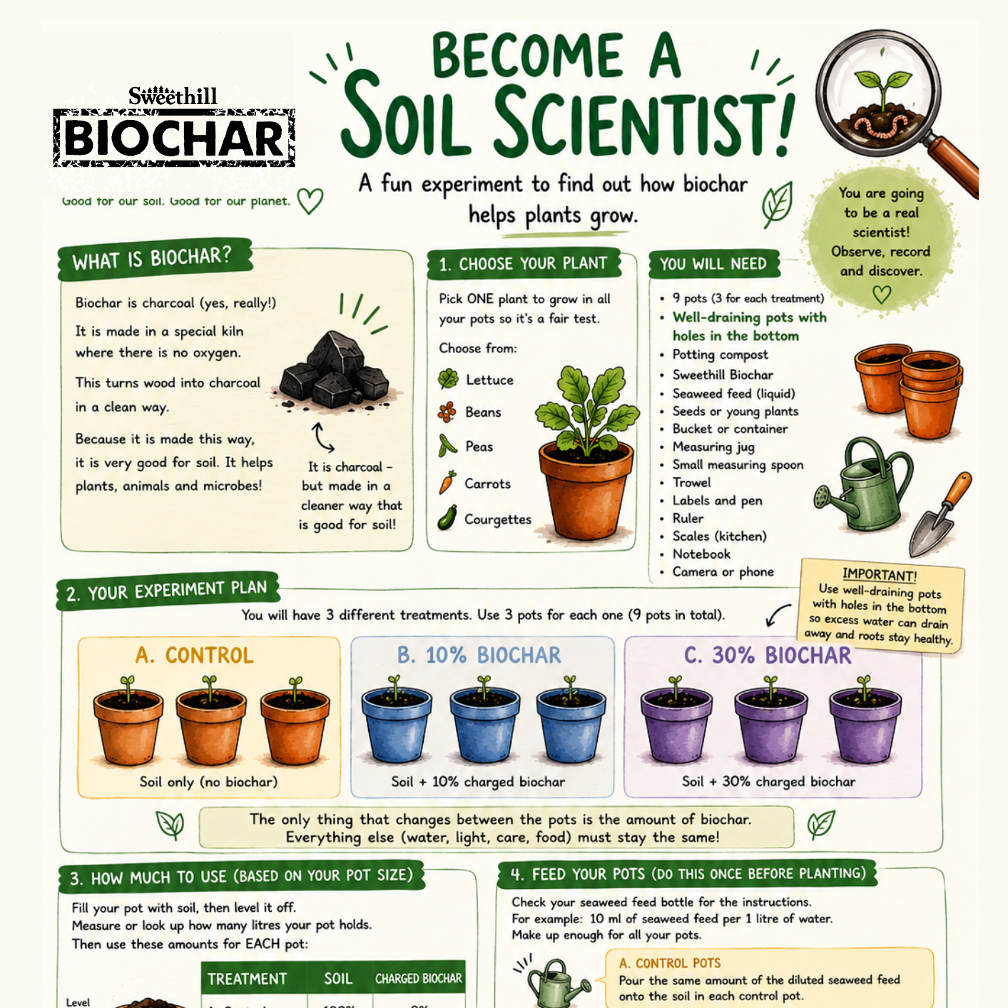 Educational Resources: Simple Biochar Experiment (Children)