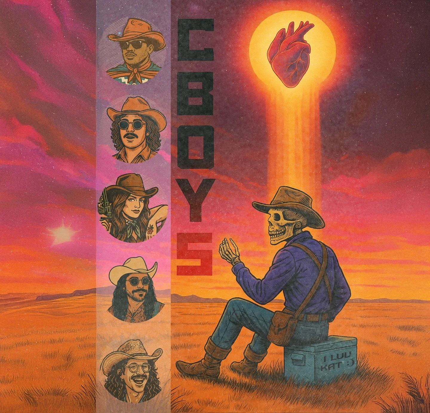 The whole gang is out at @cboysheartnsoul tonight! Let&rsquo;s get it!