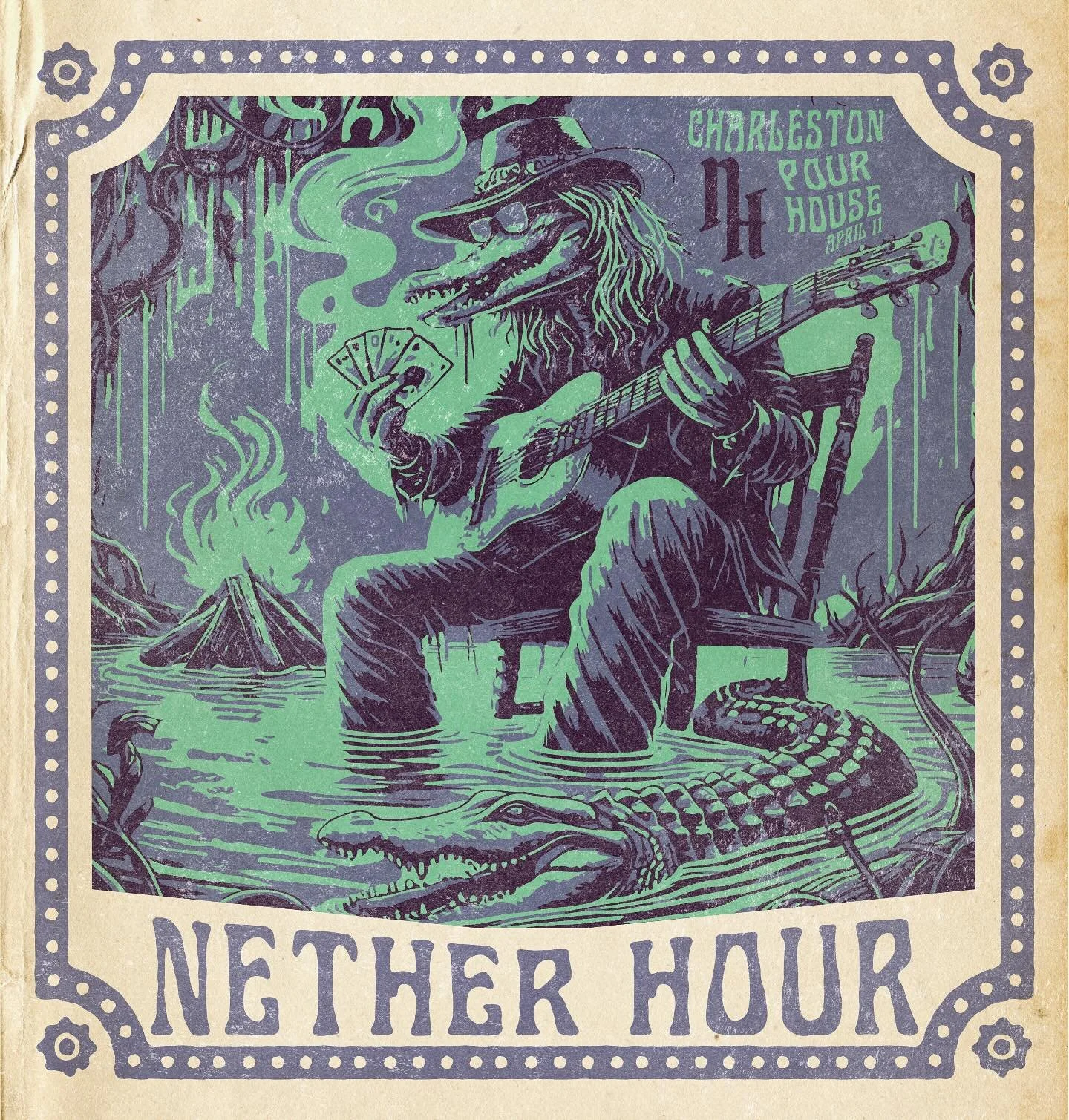Friday Night - don&rsquo;t miss Nether Hour at Charleston Pour House!
April 11 @ 6pm

@netherhour @chspourhouse