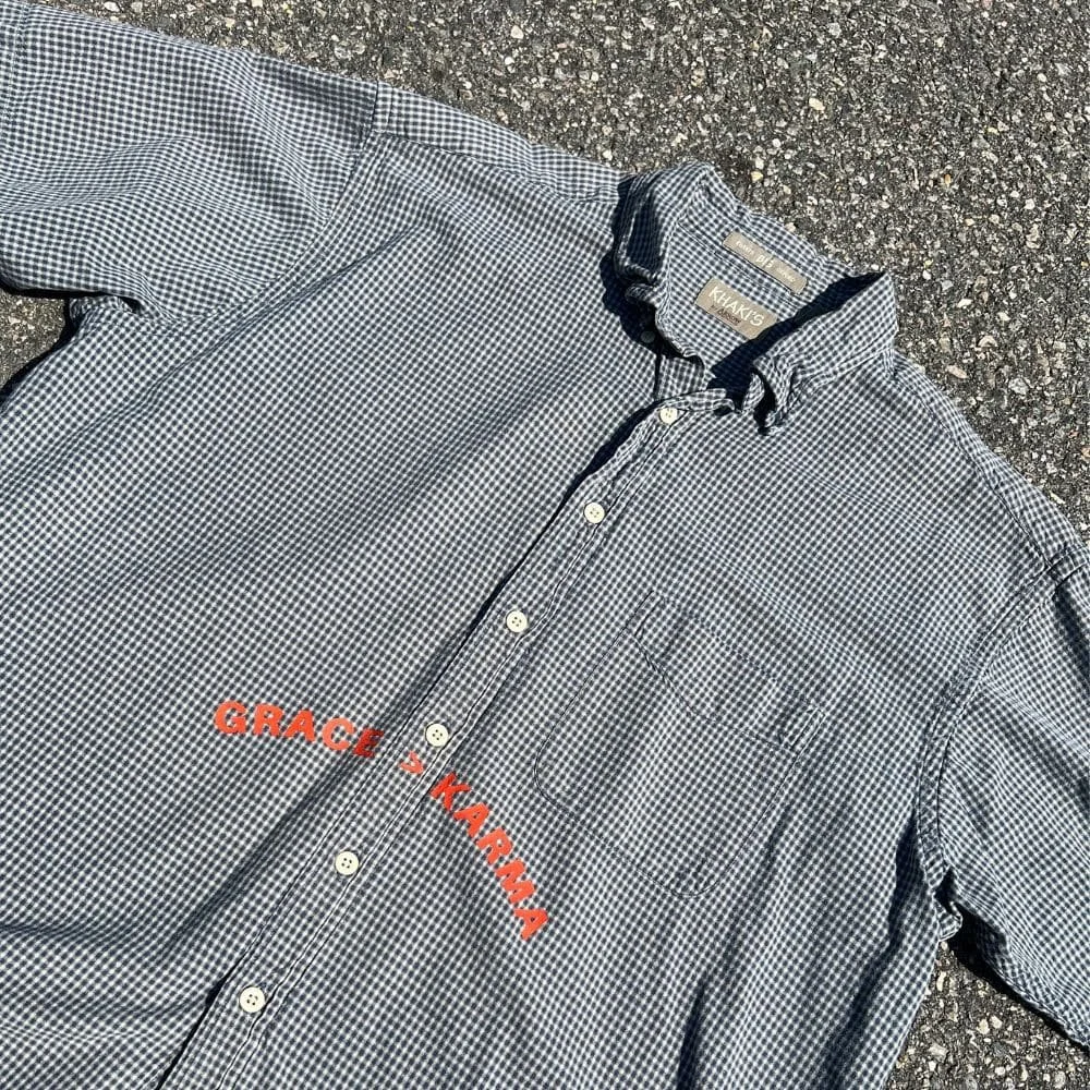 arrow-short-sleeve-button-up-check-SWL014-laid.jpg