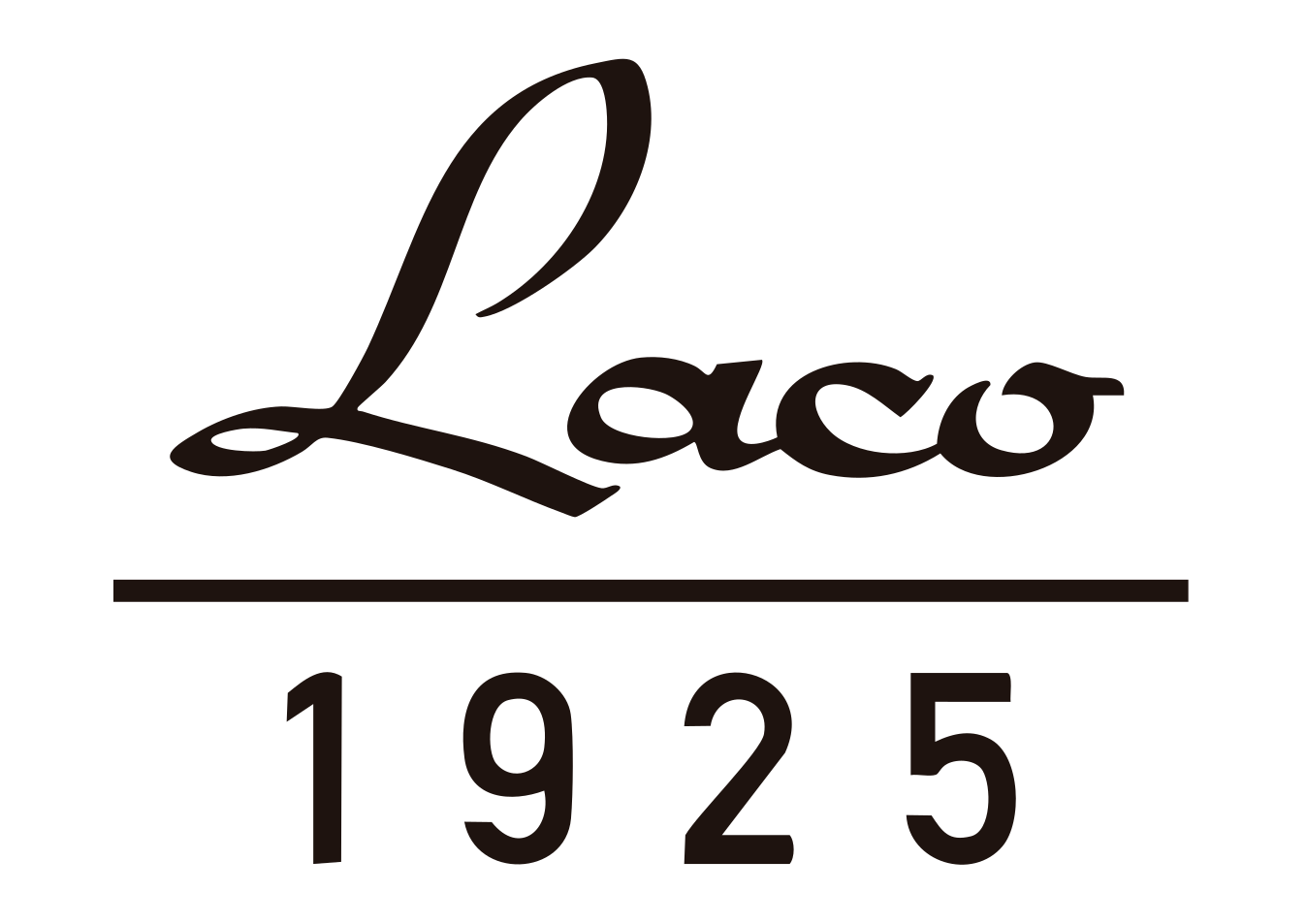 Laco logo with the year 1925 below it.