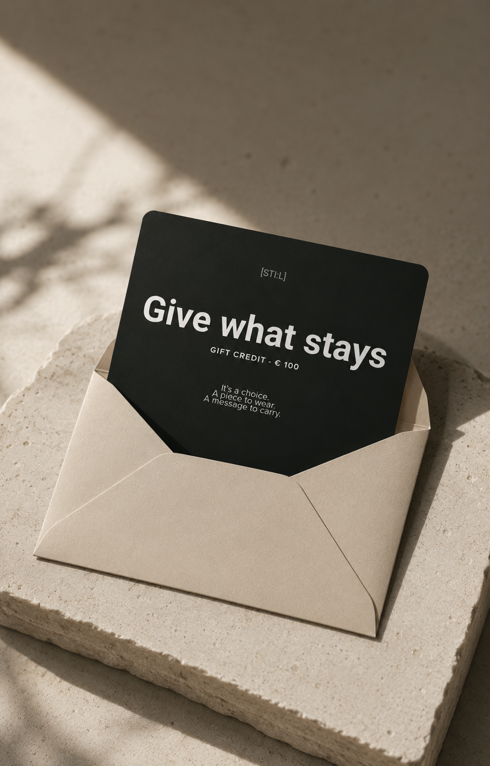 GIVE WHAT STAYS