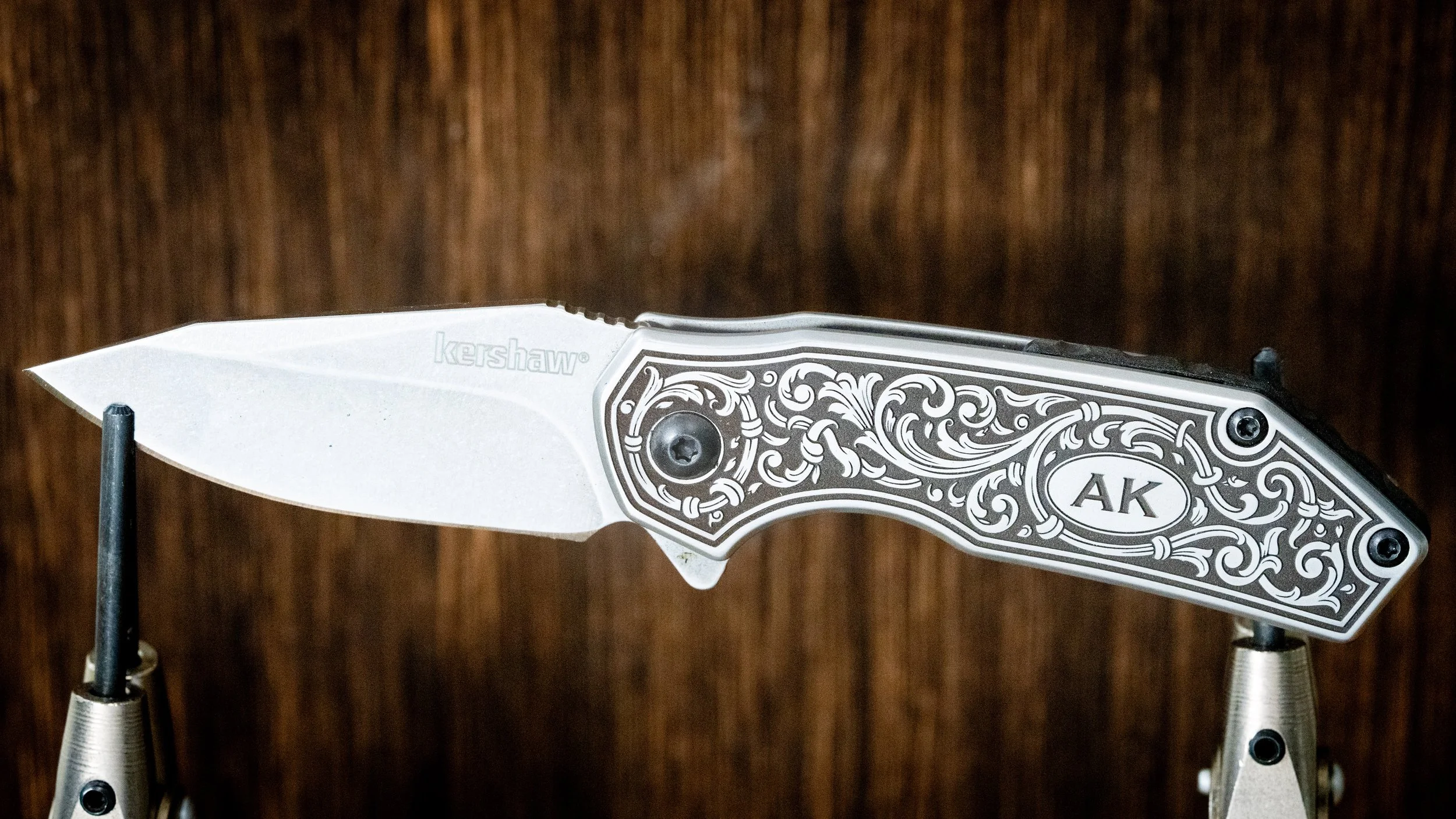 Kershaw Valve with Custom Initials