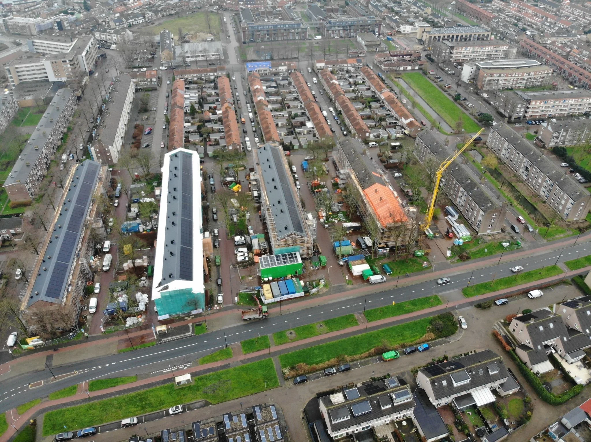 Luchtfoto Indische Buurt Beverwijk
