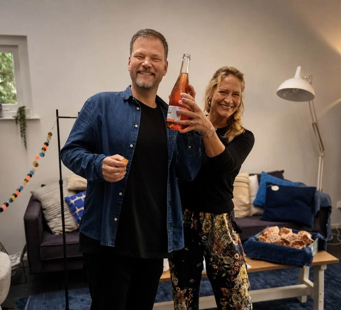 Opleiders Joost Velzel en Barbara Rademaker tijdens een cursusdag