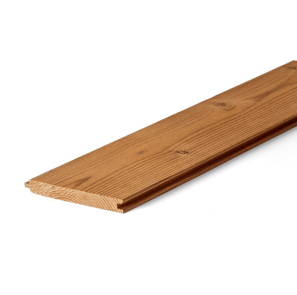 Lunawood Thermowood used for either exterior or interior rustic look