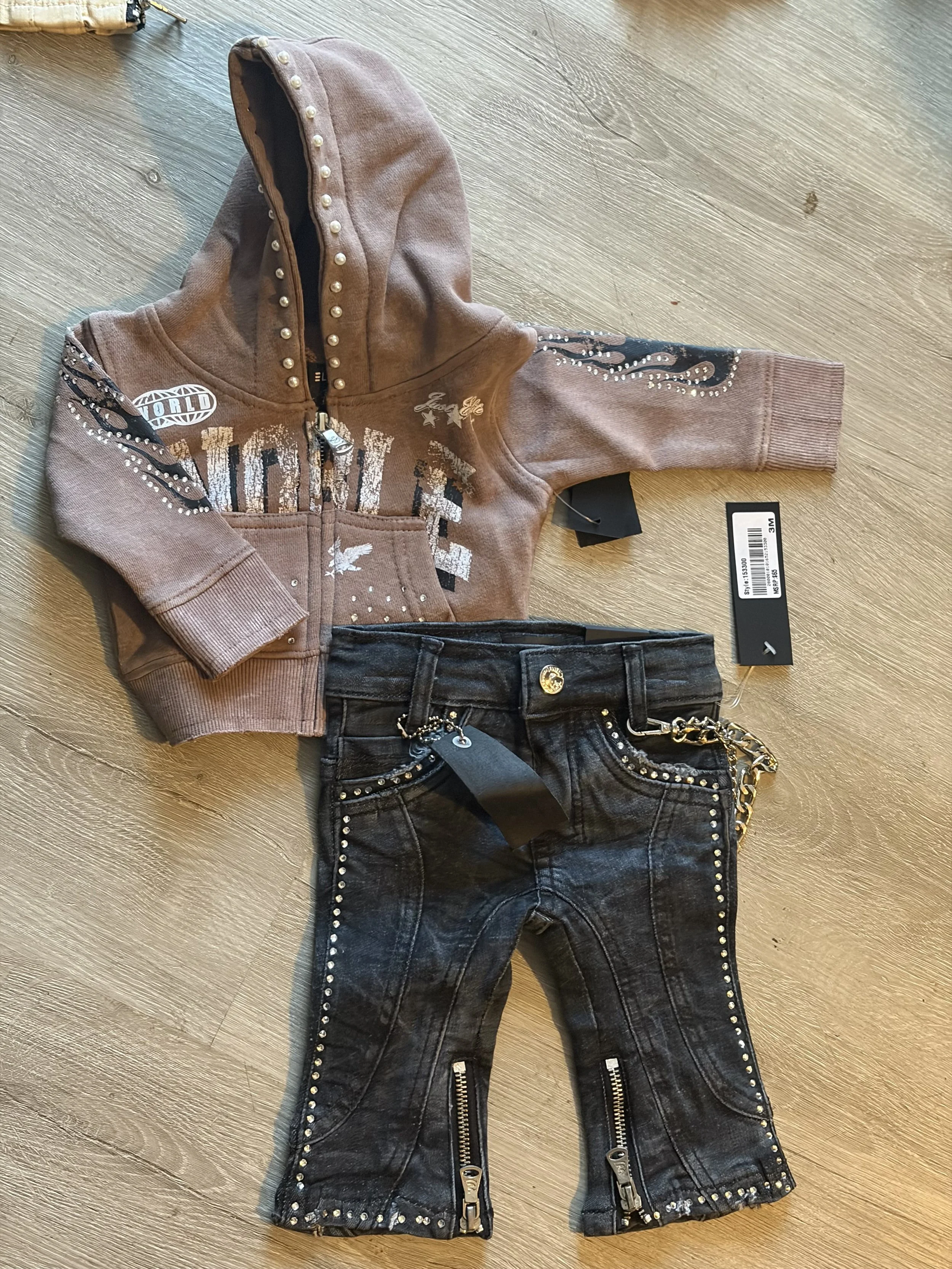 Brown Infant 2pc Set
