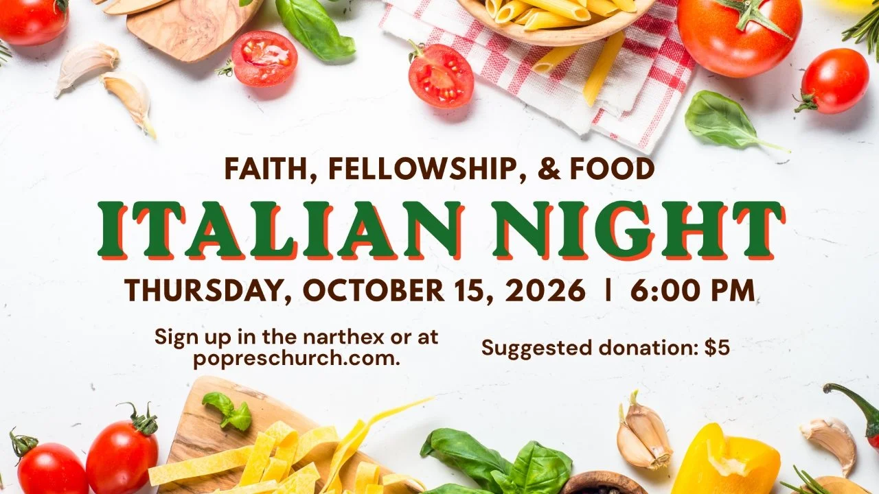 Faith, Fellowship &amp; Food