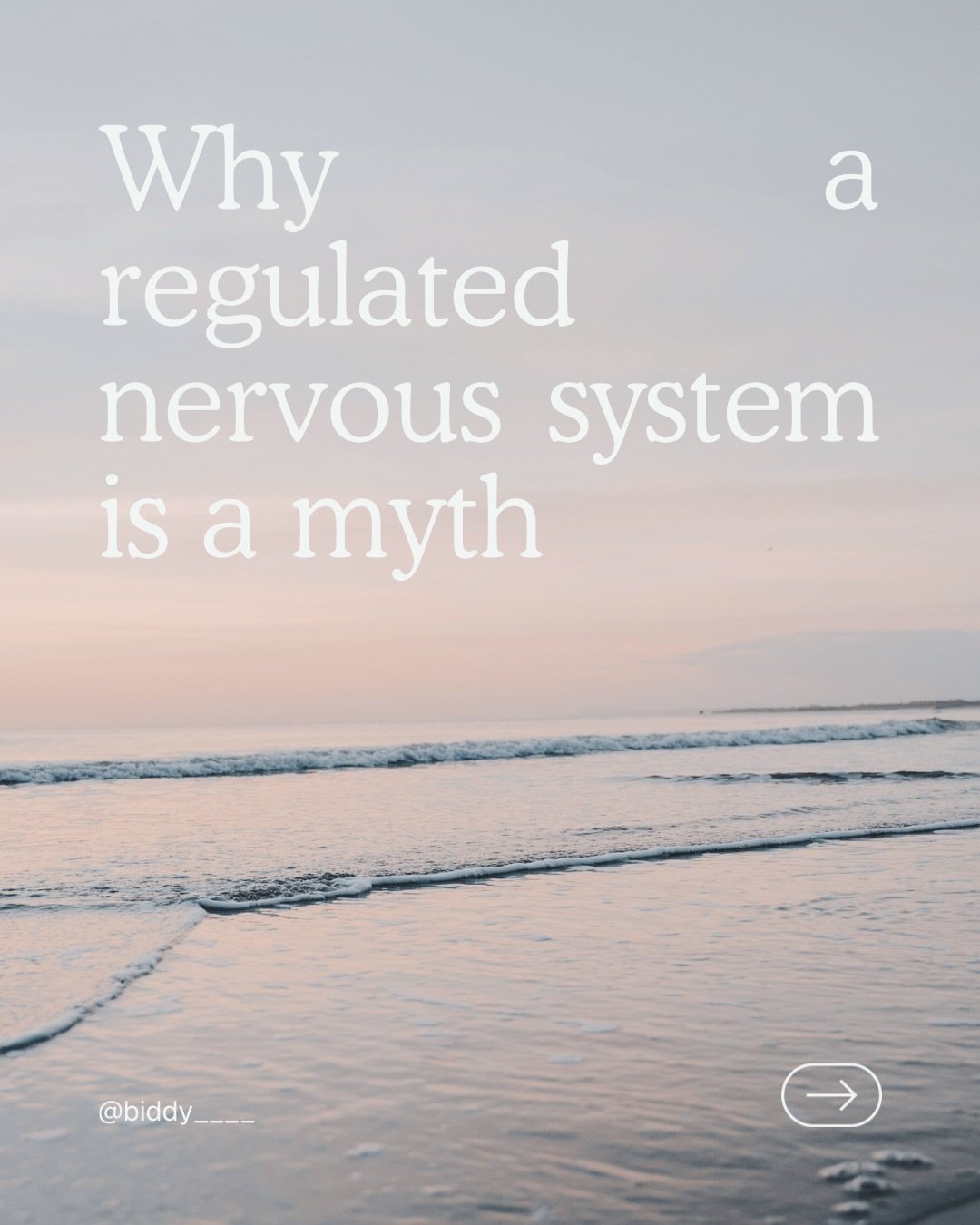 You might think a &ldquo;regulated nervous system&rdquo; means feeling calm, centered, and unbothered - always.

But polyvagal theory reveals something different: your nervous system was designed to fluctuate.

It&rsquo;s meant to mobilise, connect, 