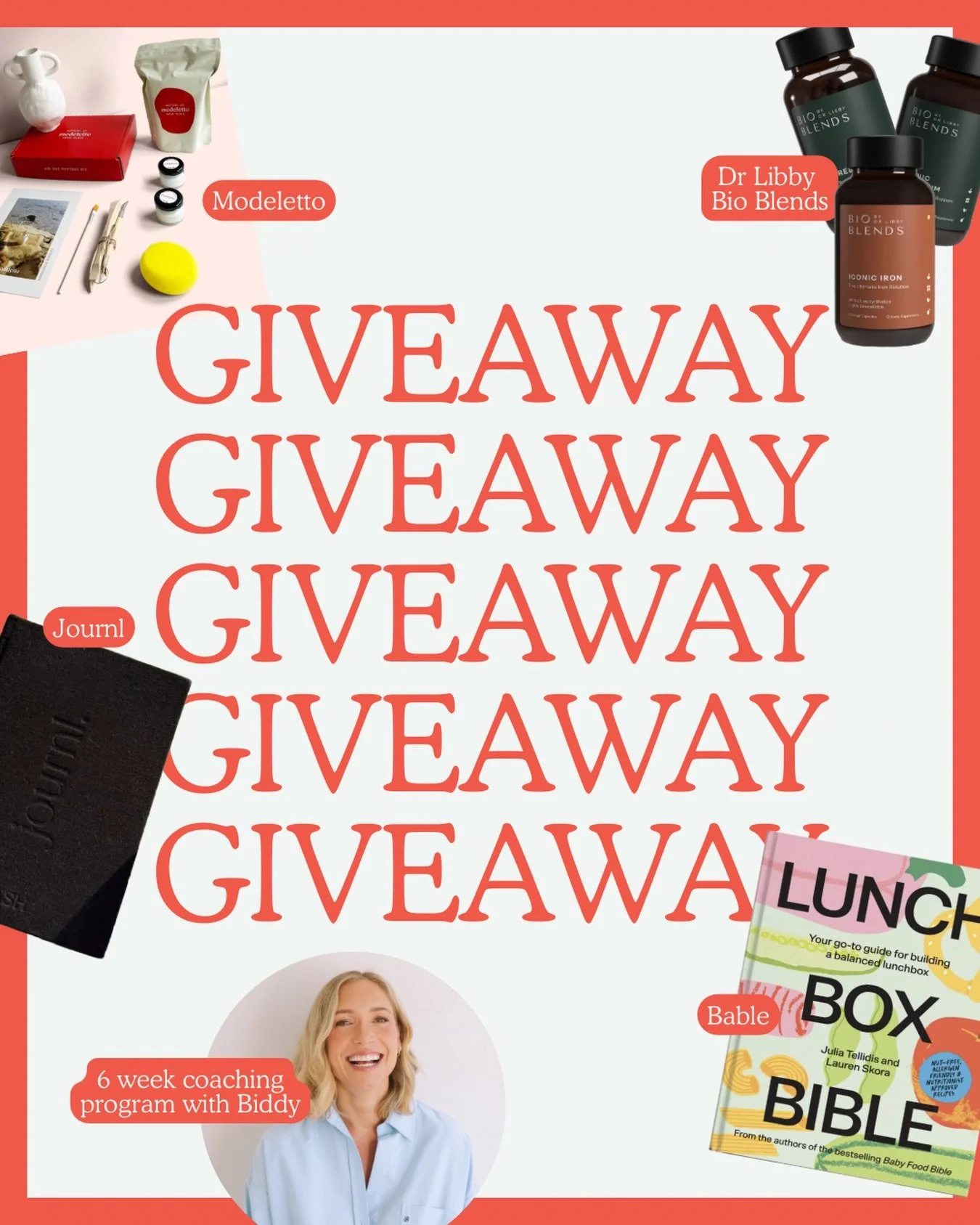 ‼️ GIVEAWAY‼️ 

To celebrate the launch of my 6-week online group coaching program, I am giving away the Ultimate Wellness Reset Bundle! 

What&rsquo;s included:

6-week online group coaching program with Biddy 💜

@bioblends by @drlibby - Iconic Iro